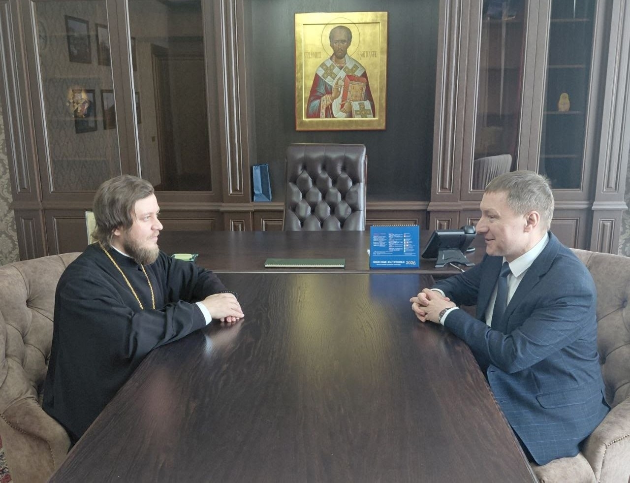 ВСТРЕЧА ПРАВЯЩЕГО АРХИЕРЕЯ С ГЛАВОЙ ГОРОДА