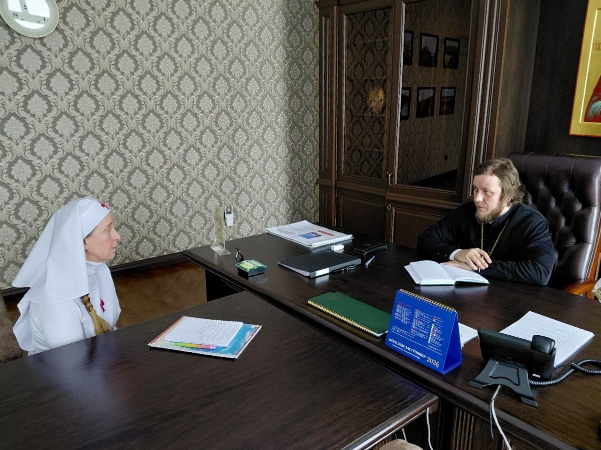 РАБОЧАЯ ВСТРЕЧА С ПРЕДСЕДАТЕЛЕМ СОЦИАЛЬНОГО ОТДЕЛА