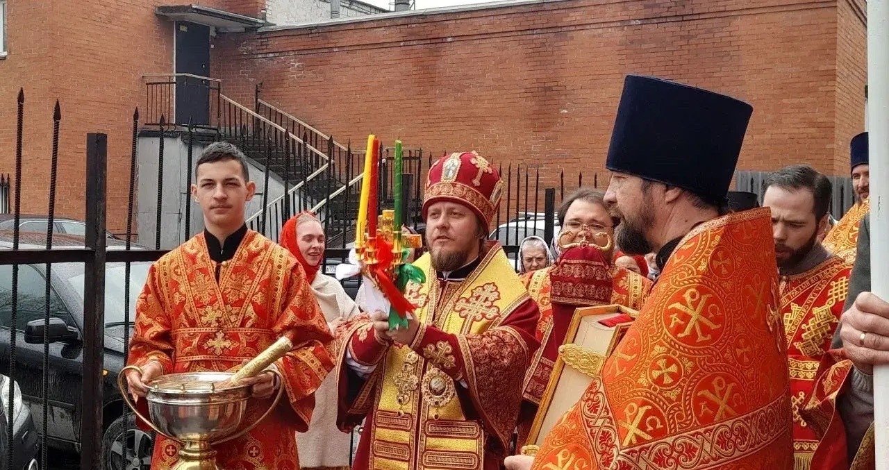 БОГОСЛУЖЕНИЕ В НИКОЛЬСКОМ СОБОРНОМ ХРАМЕ Г. САТКА