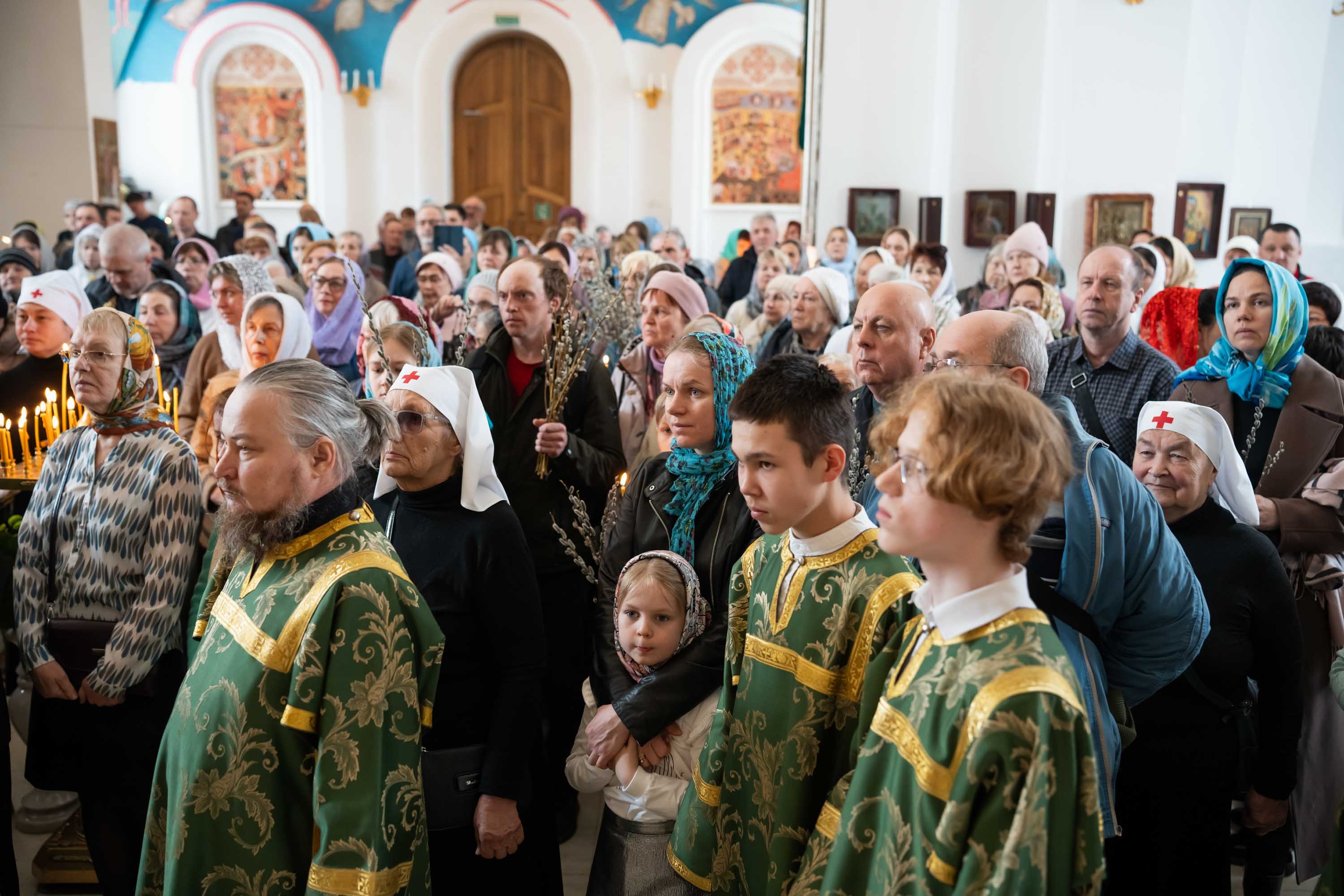 Божественная литургия Недели ваий. Вербное воскресение