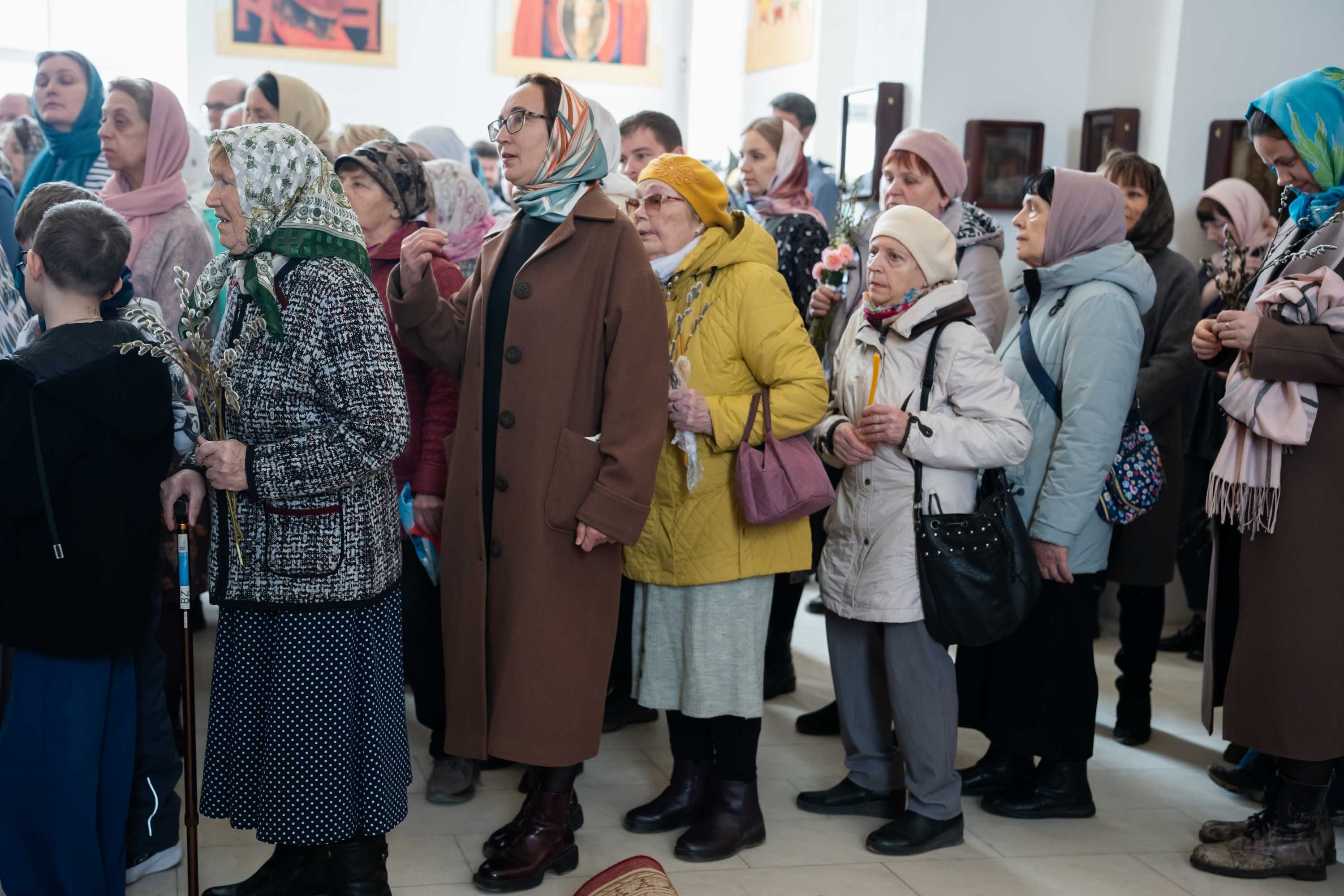 Божественная литургия Недели ваий. Вербное воскресение