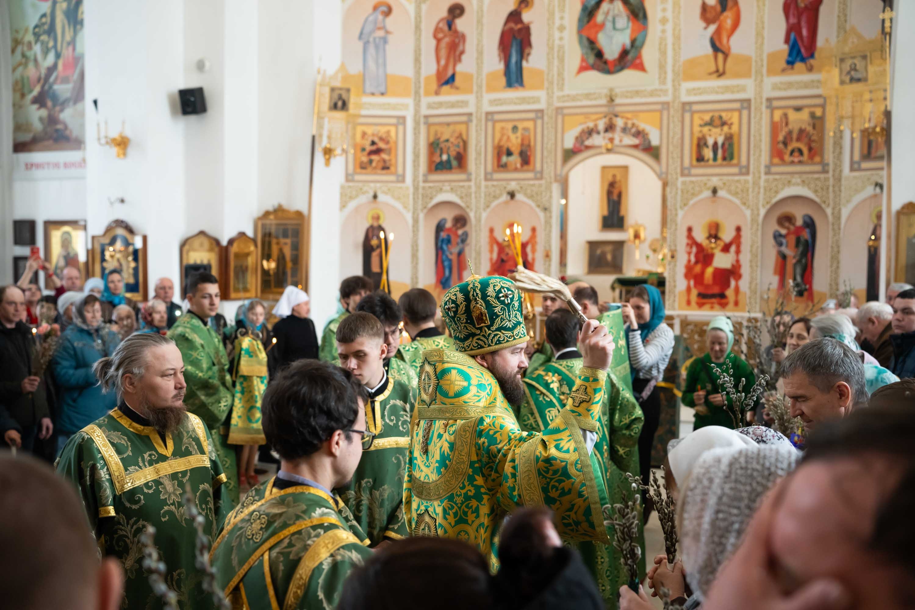 Божественная литургия Недели ваий. Вербное воскресение