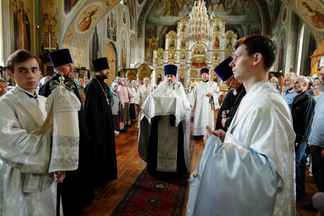 Всенощное бдение в Никольском соборном храме. Преображение Господне