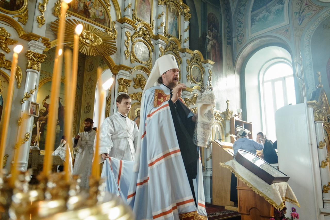 Всенощное бдение в Никольском соборном храме. Преображение Господне