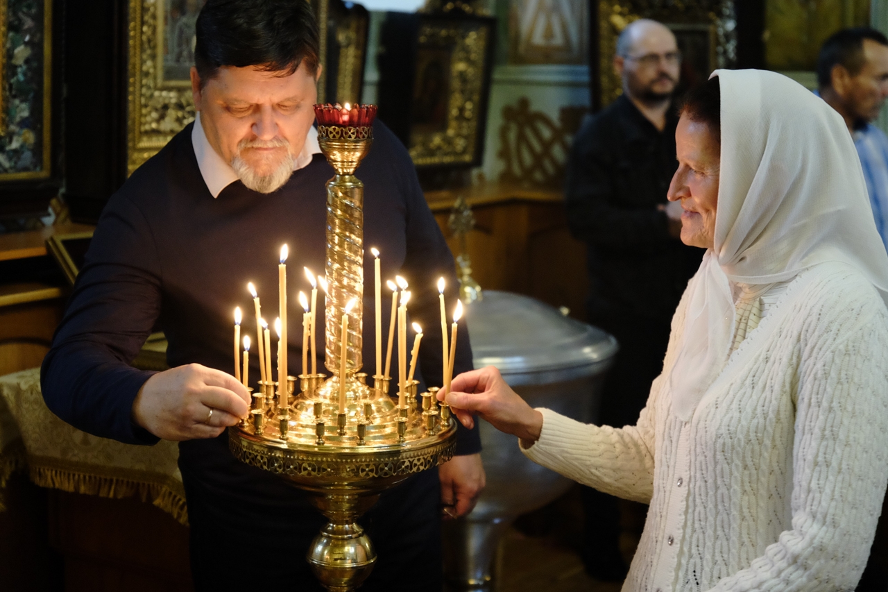 Всенощное бдение в Никольском соборном храме. Преображение Господне