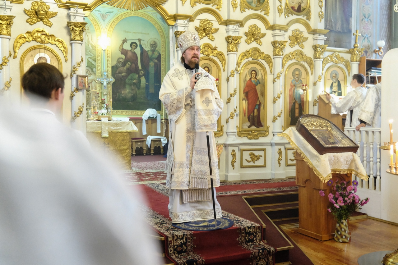 Всенощное бдение в Никольском соборном храме. Преображение Господне