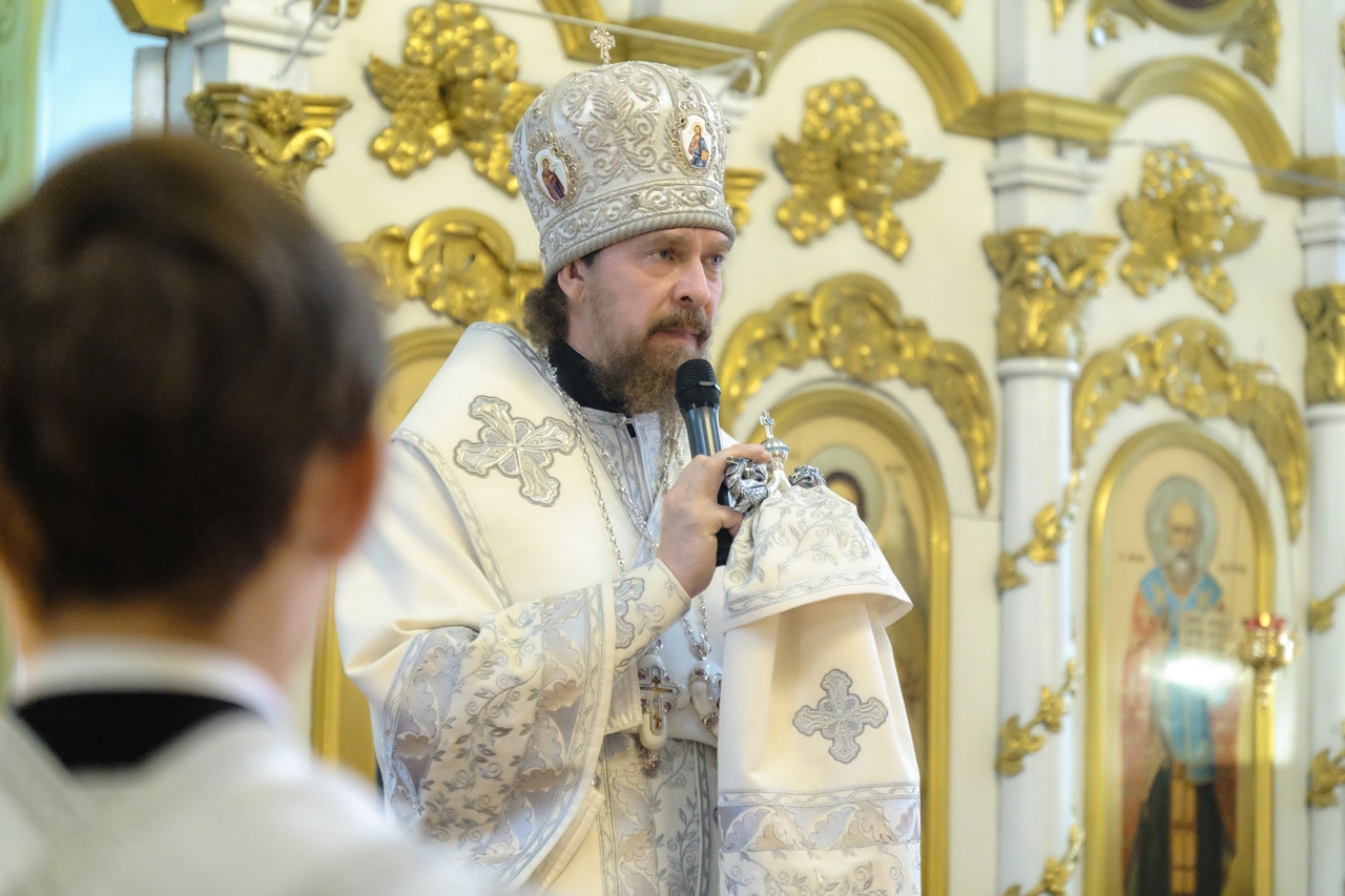 Всенощное бдение в Никольском соборном храме. Преображение Господне