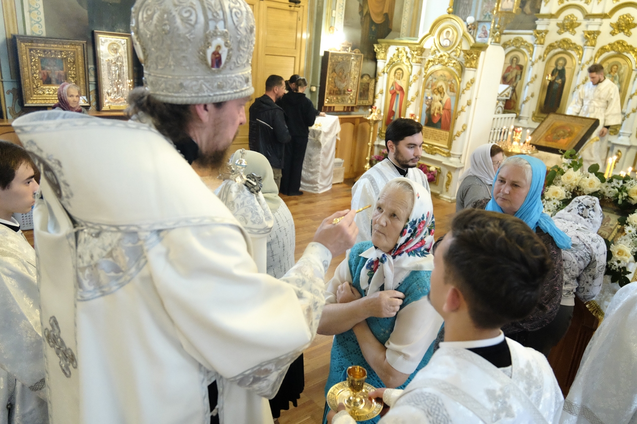Всенощное бдение в Никольском соборном храме. Преображение Господне