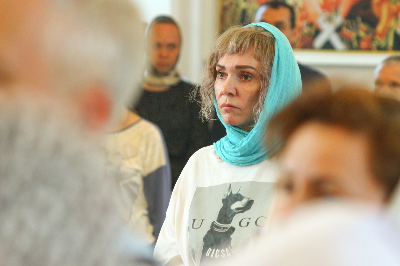 Литургия в Серафимовском кафедральном соборе. Святых отцов семи Вселенских Соборов