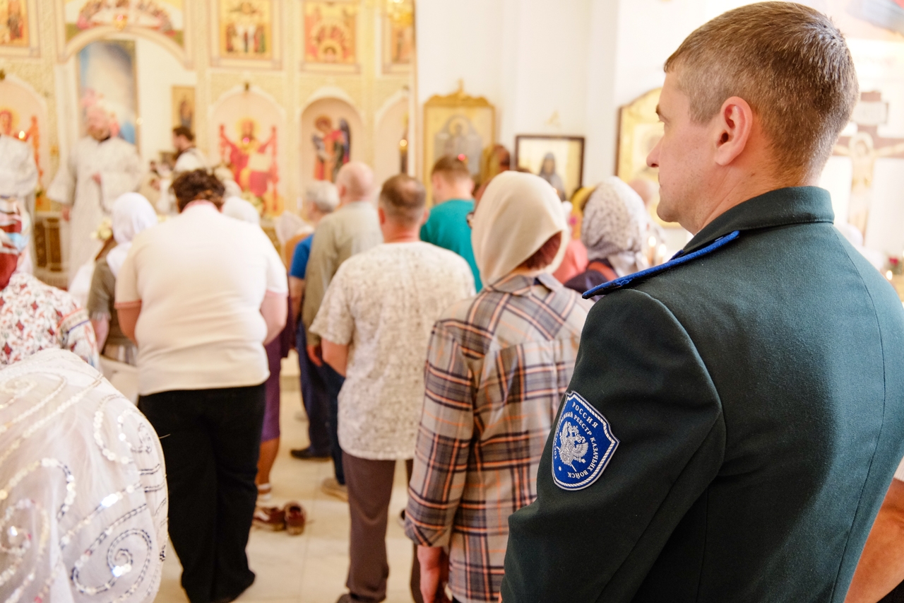 Литургия в Серафимовском кафедральном соборе. Святых отцов семи Вселенских Соборов