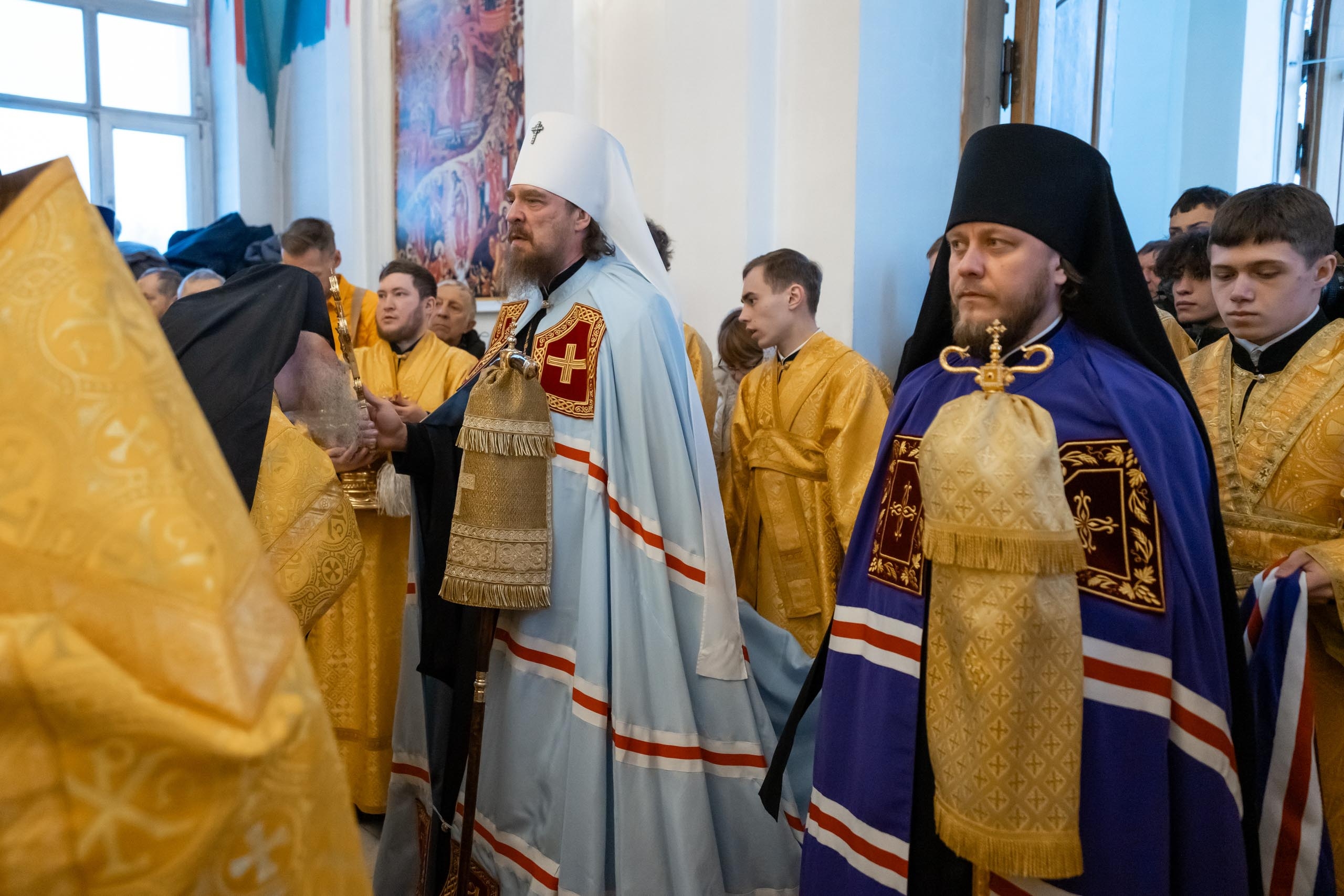 Соборная Божественная литургия. Встреча Правящего епископа Златоустовского и Саткинского Серафима