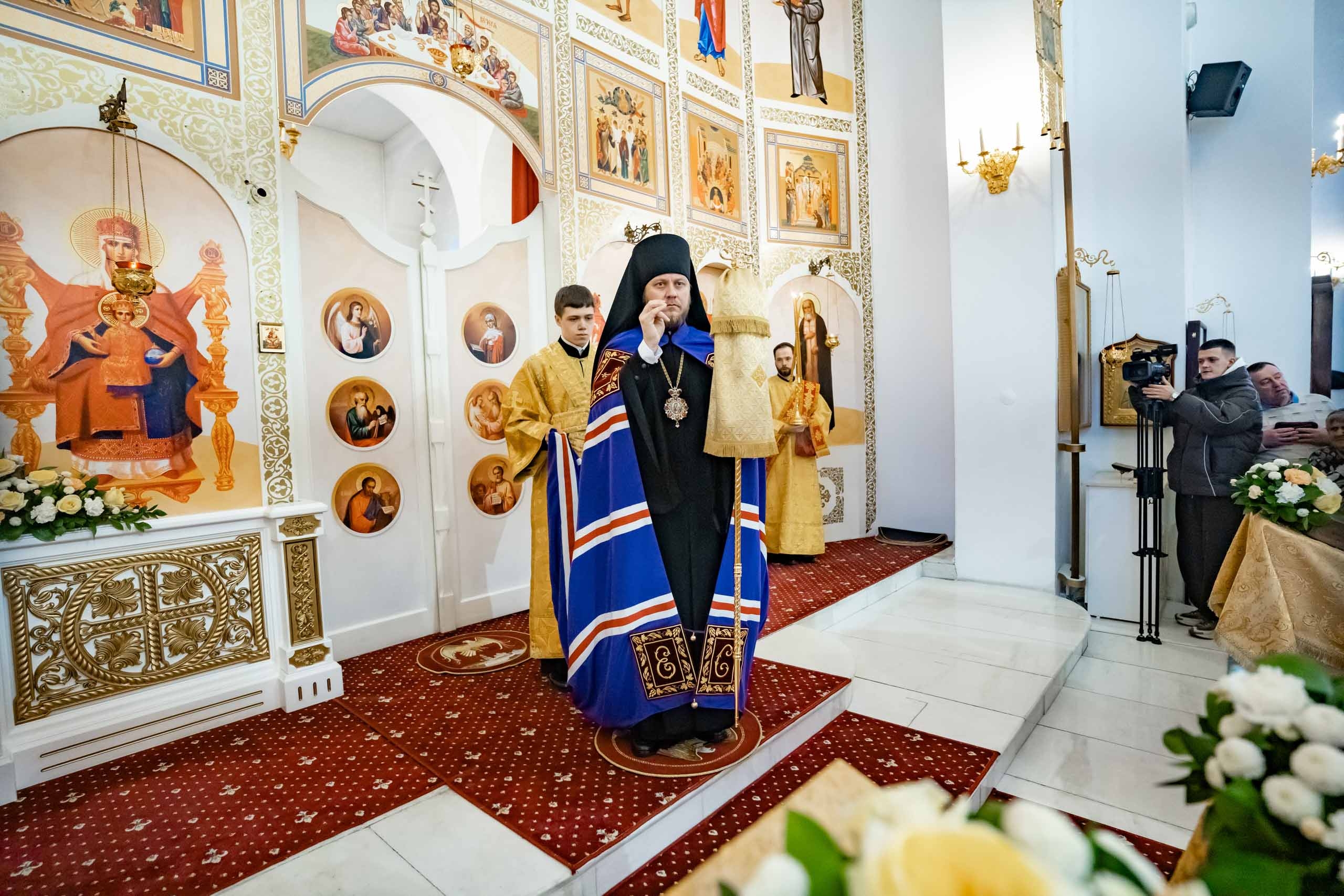 Соборная Божественная литургия. Встреча Правящего епископа Златоустовского и Саткинского Серафима