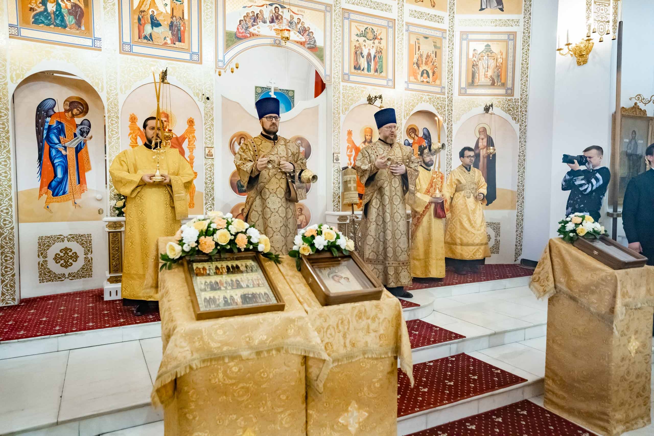 Соборная Божественная литургия. Встреча Правящего епископа Златоустовского и Саткинского Серафима