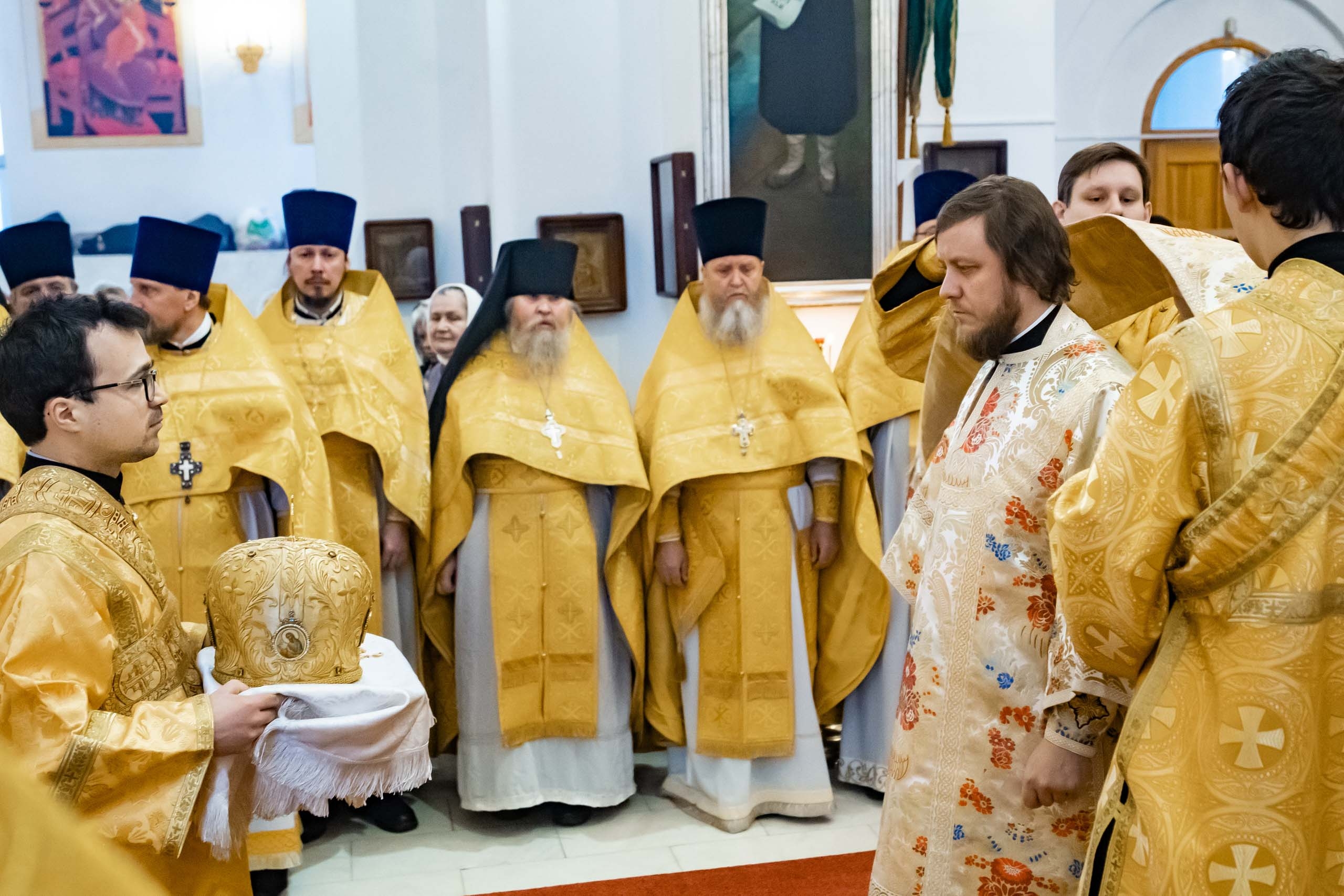 Соборная Божественная литургия. Встреча Правящего епископа Златоустовского и Саткинского Серафима