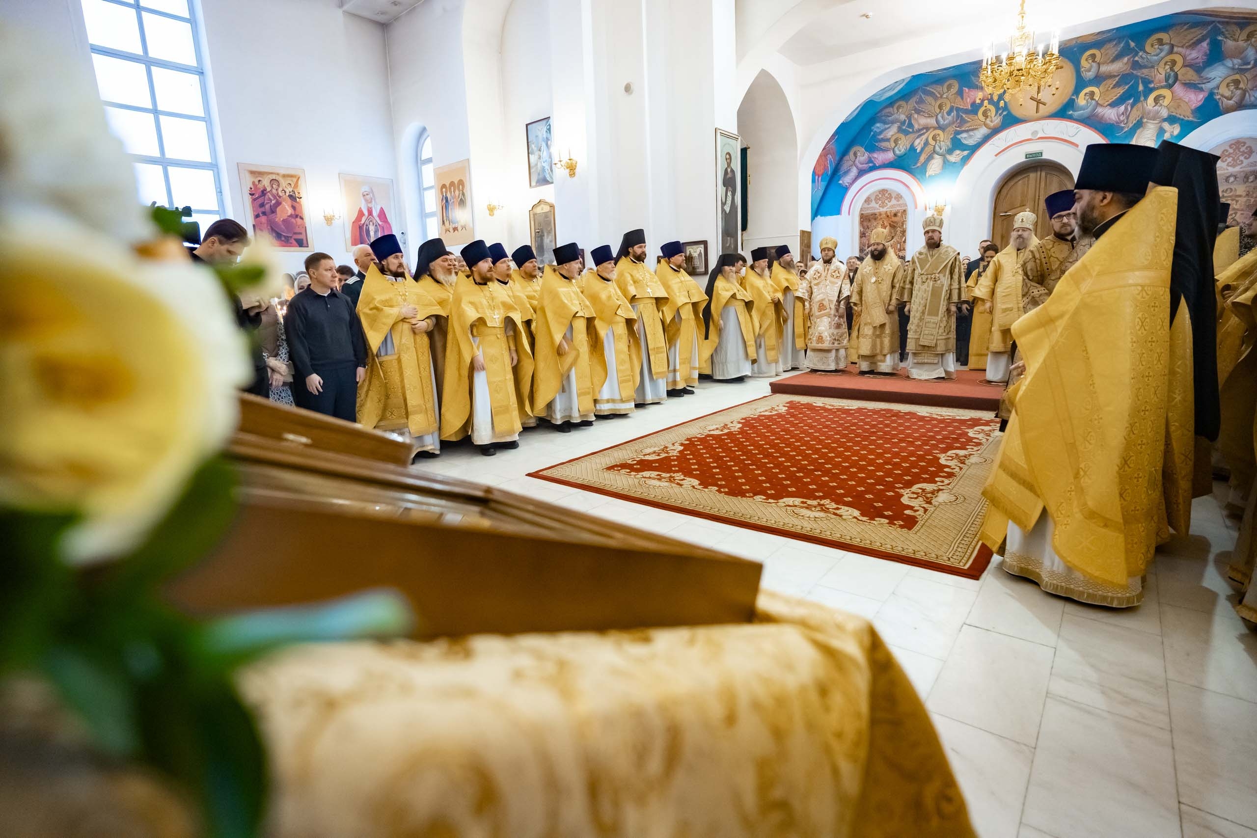 Соборная Божественная литургия. Встреча Правящего епископа Златоустовского и Саткинского Серафима