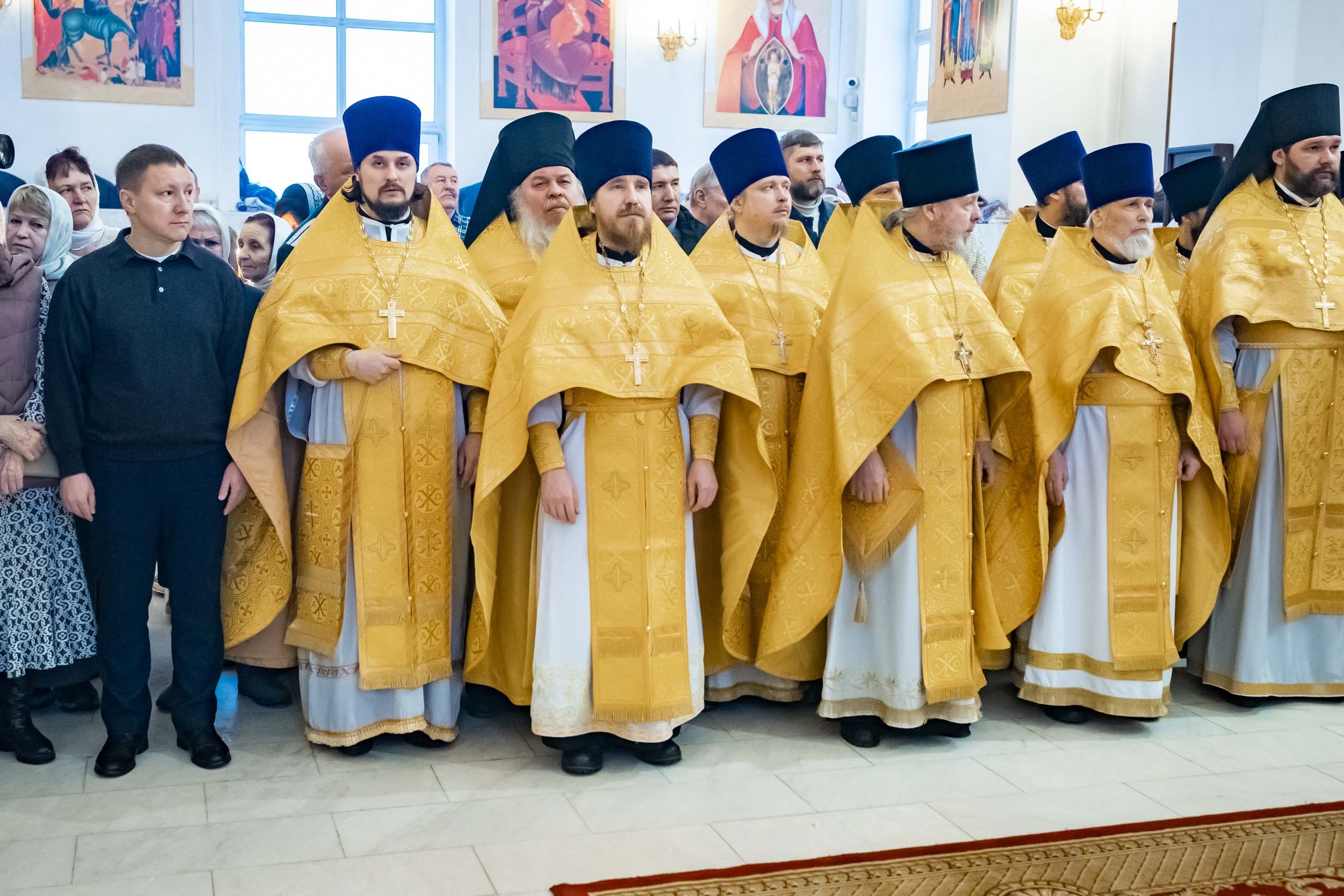 Соборная Божественная литургия. Встреча Правящего епископа Златоустовского и Саткинского Серафима