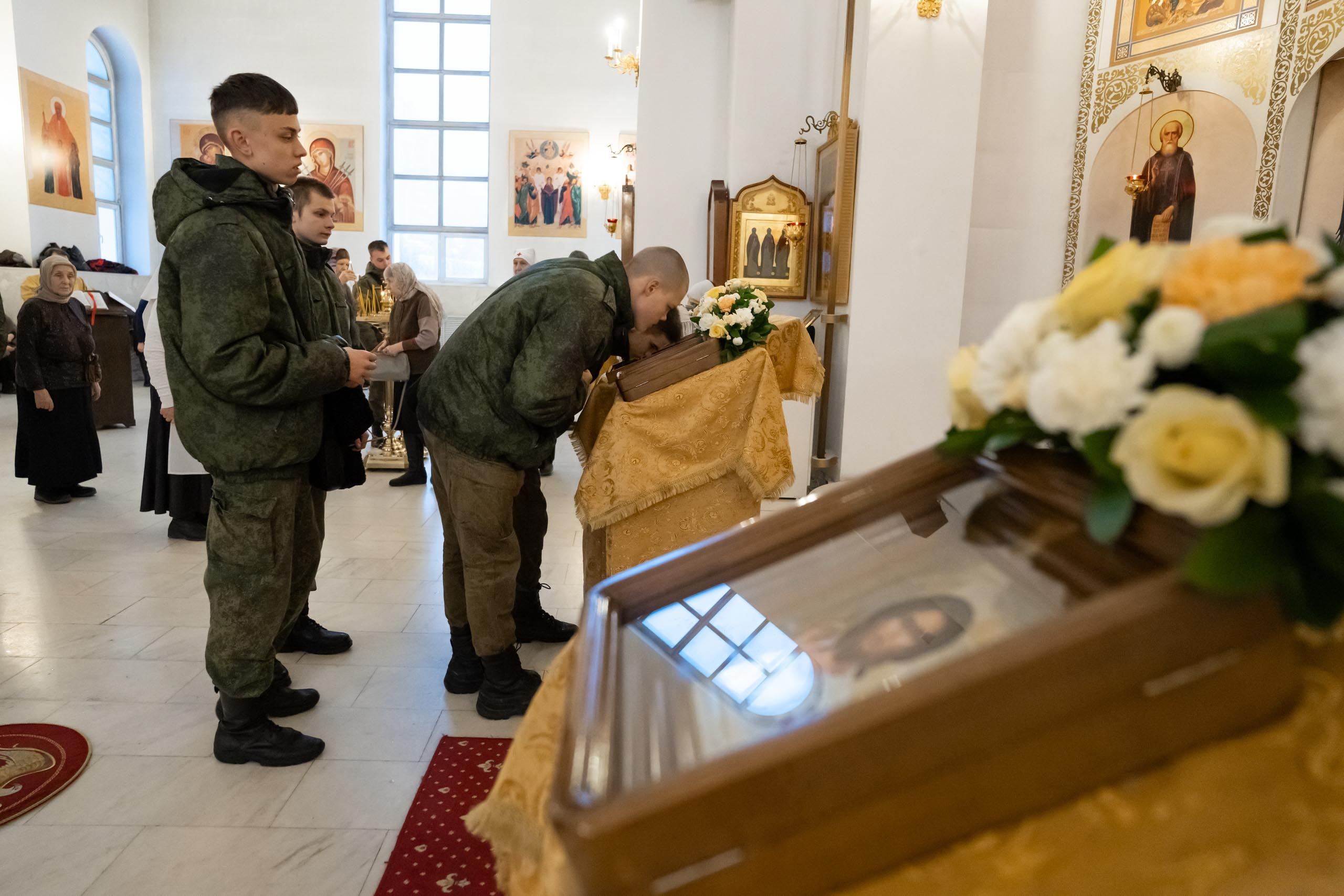 Соборная Божественная литургия. Встреча Правящего епископа Златоустовского и Саткинского Серафима