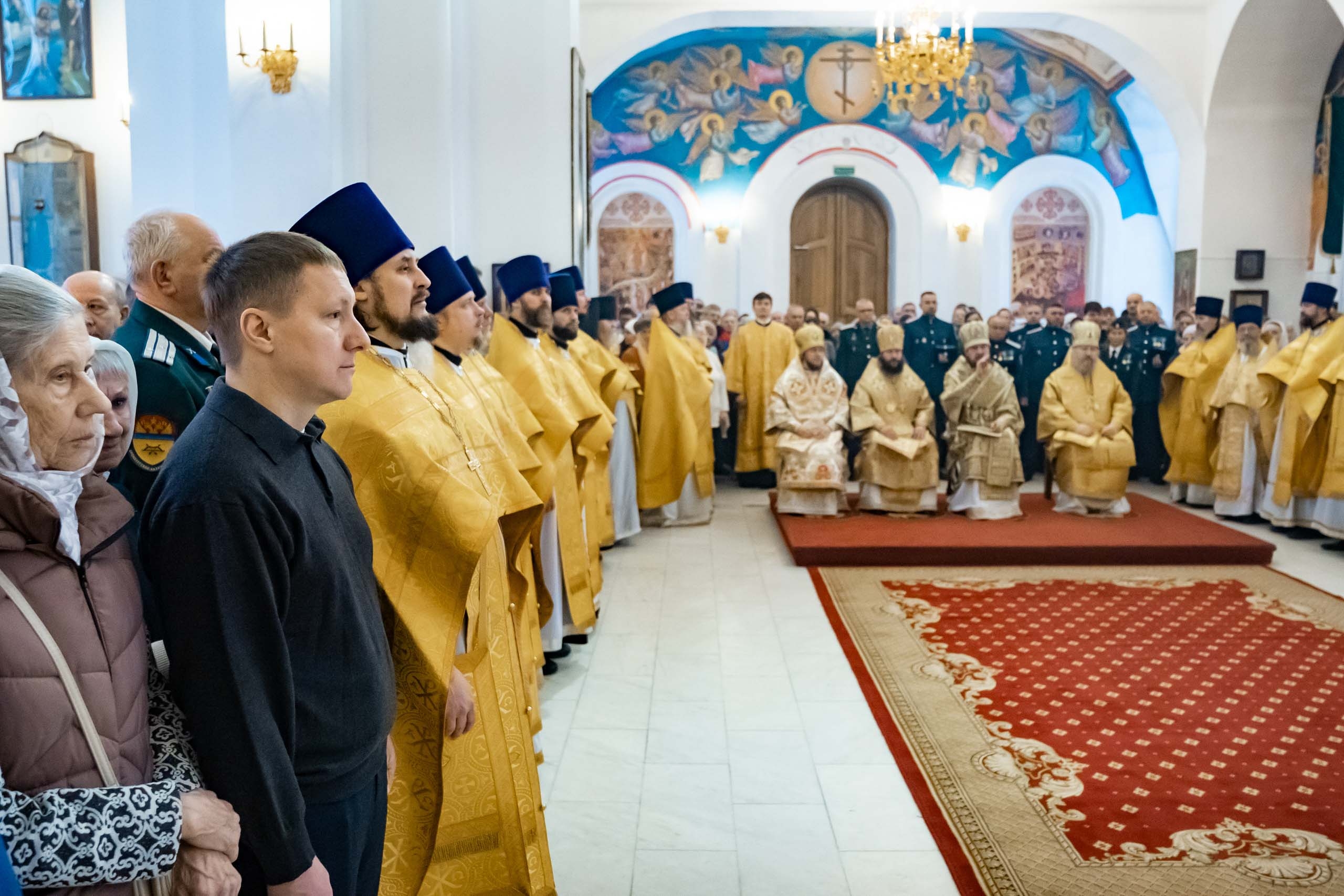Соборная Божественная литургия. Встреча Правящего епископа Златоустовского и Саткинского Серафима