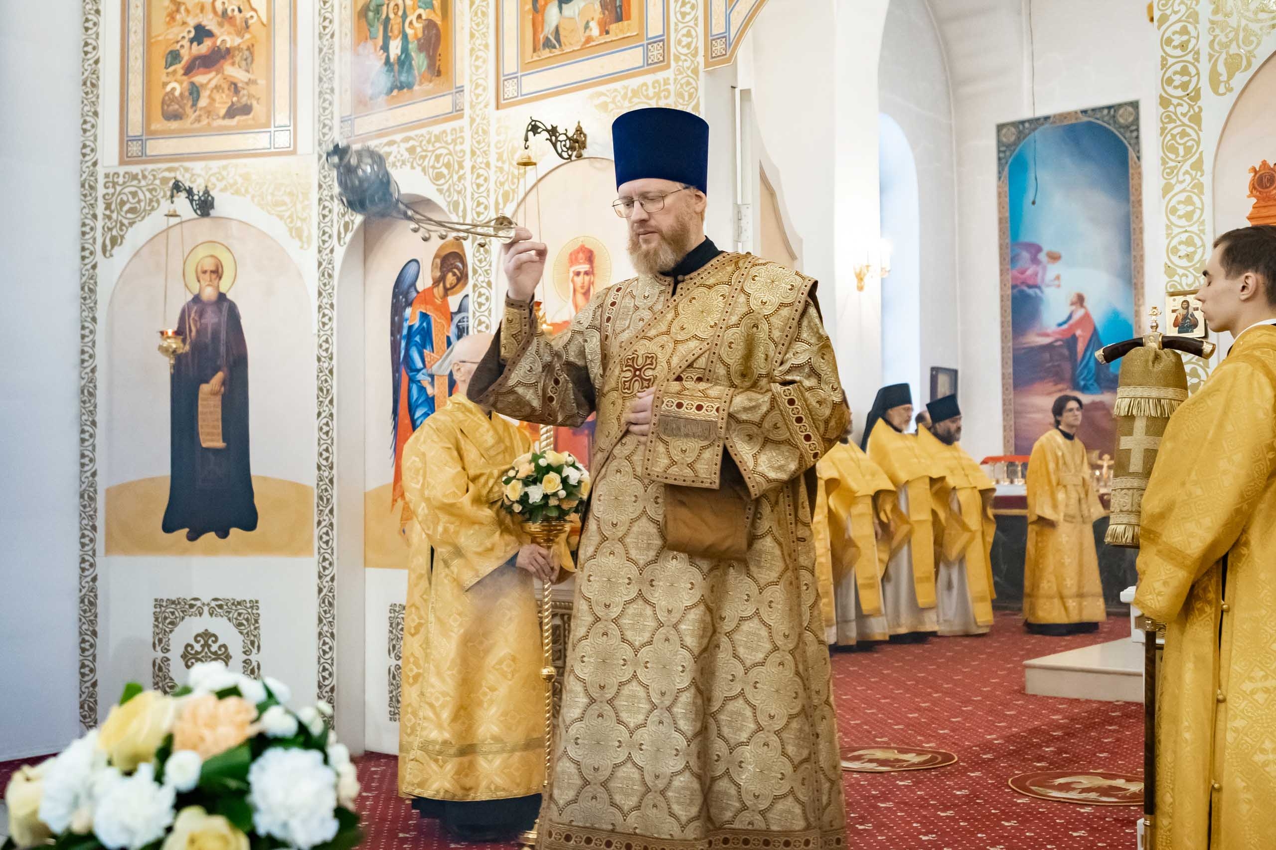 Соборная Божественная литургия. Встреча Правящего епископа Златоустовского и Саткинского Серафима