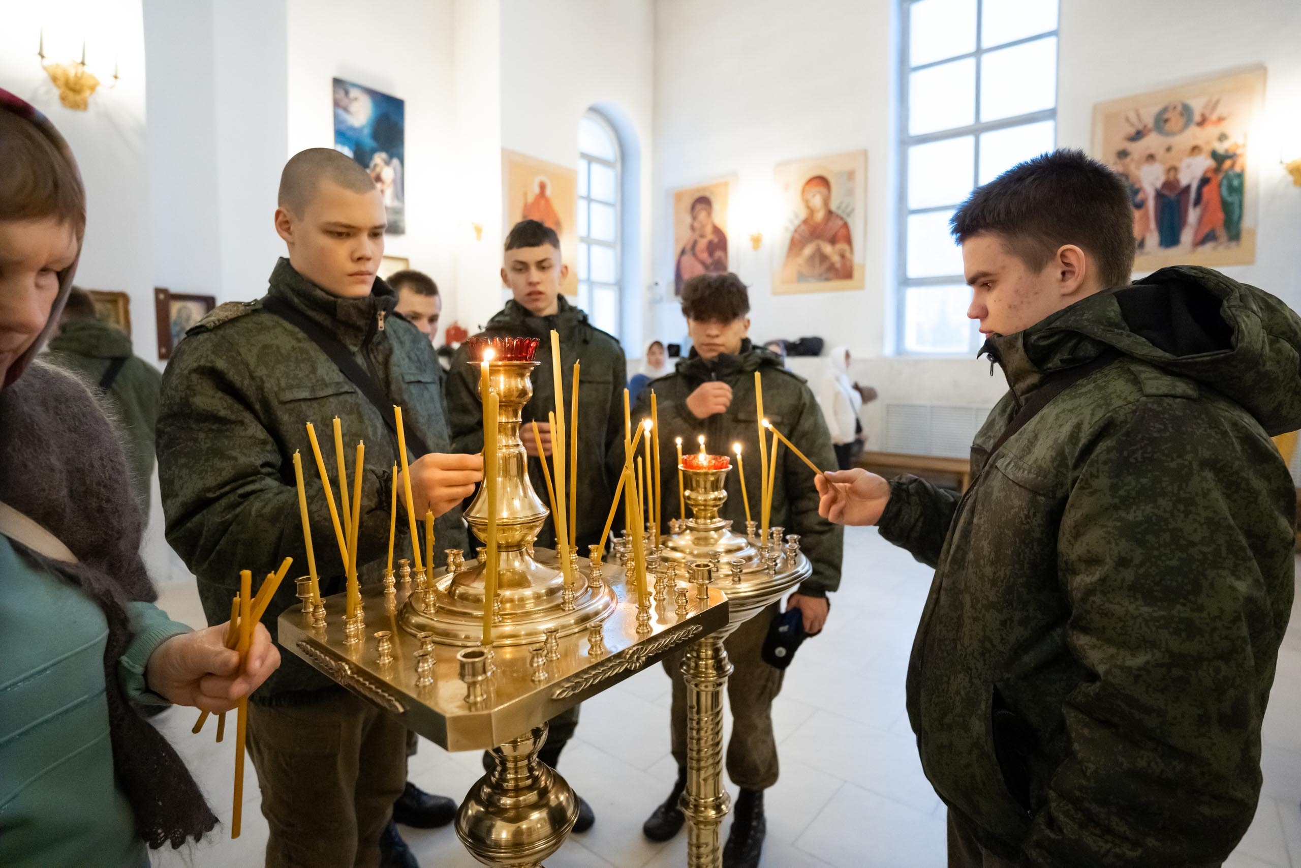 Соборная Божественная литургия. Встреча Правящего епископа Златоустовского и Саткинского Серафима
