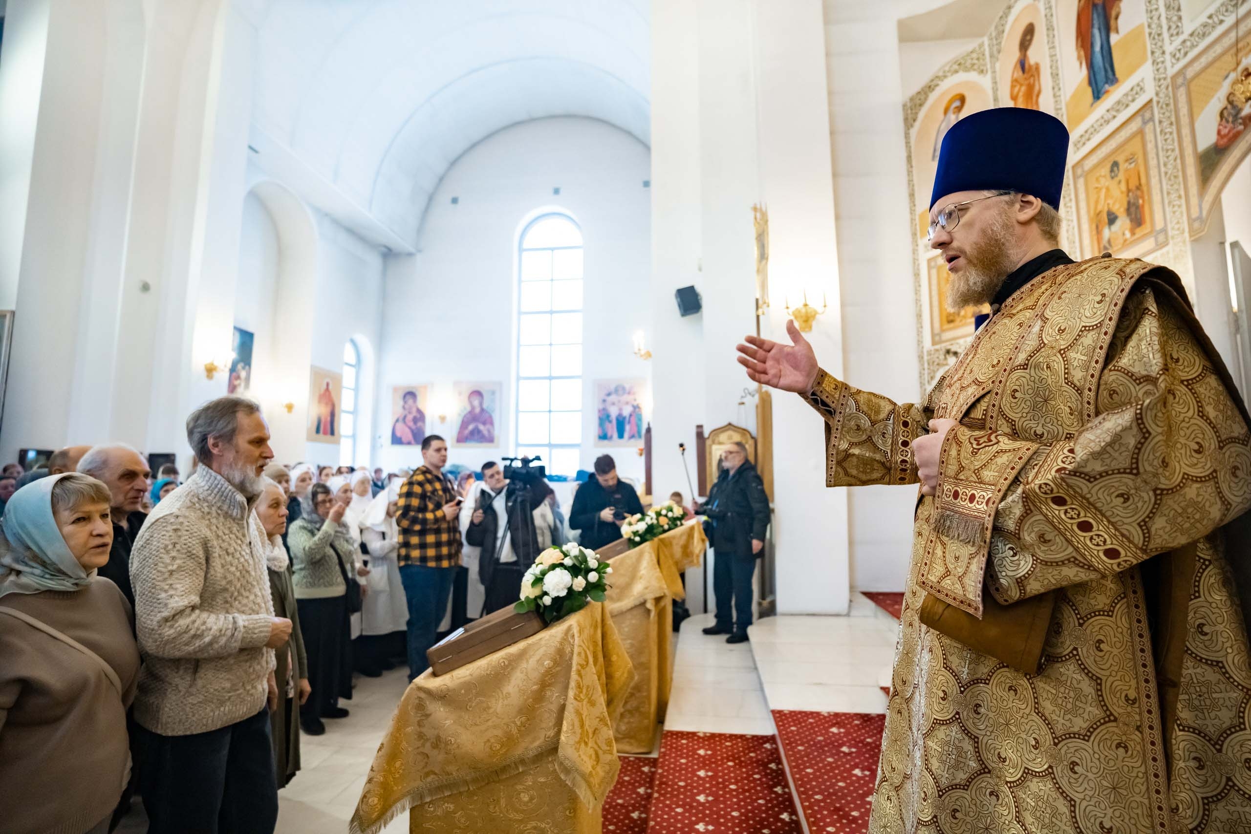 Соборная Божественная литургия. Встреча Правящего епископа Златоустовского и Саткинского Серафима