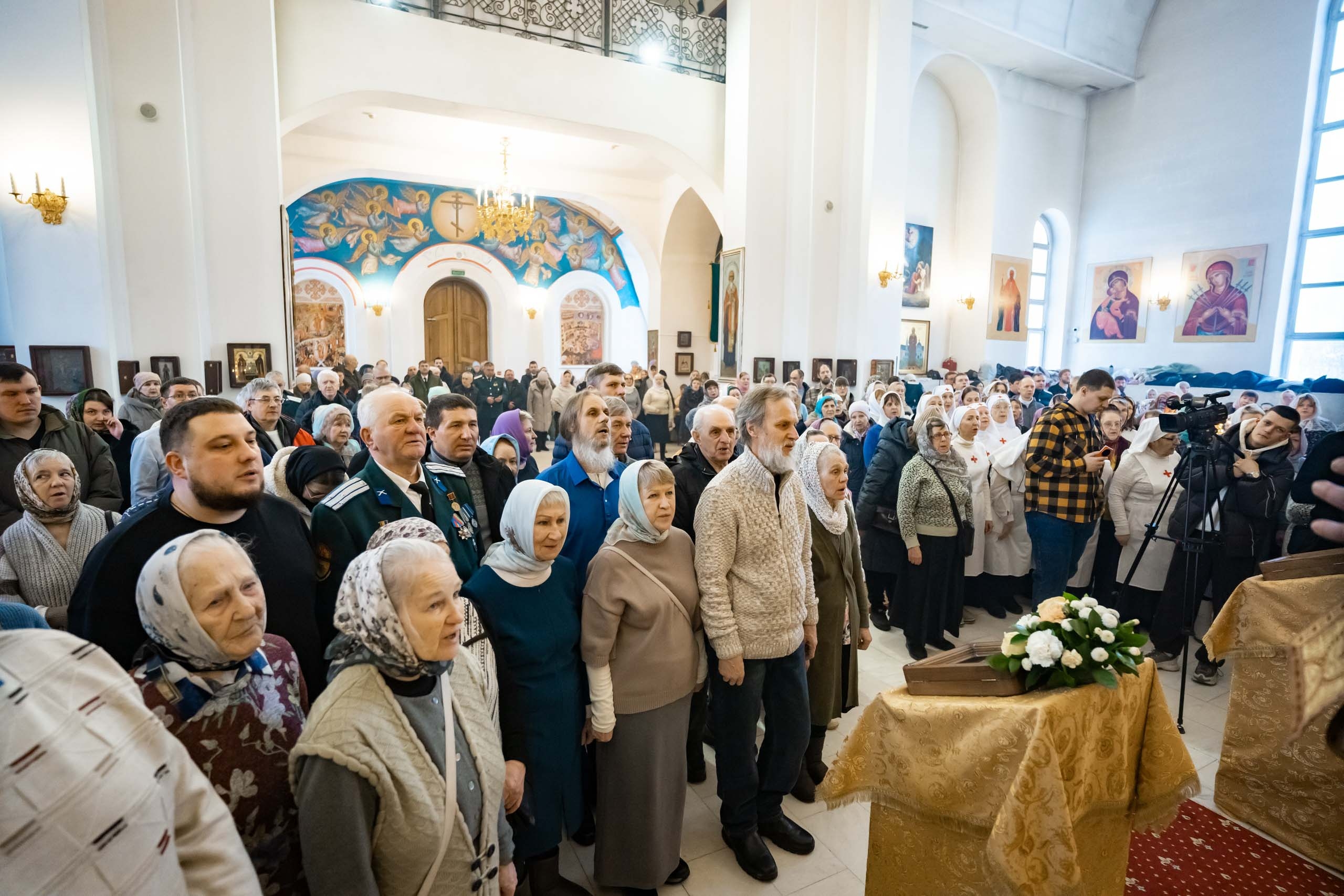Соборная Божественная литургия. Встреча Правящего епископа Златоустовского и Саткинского Серафима