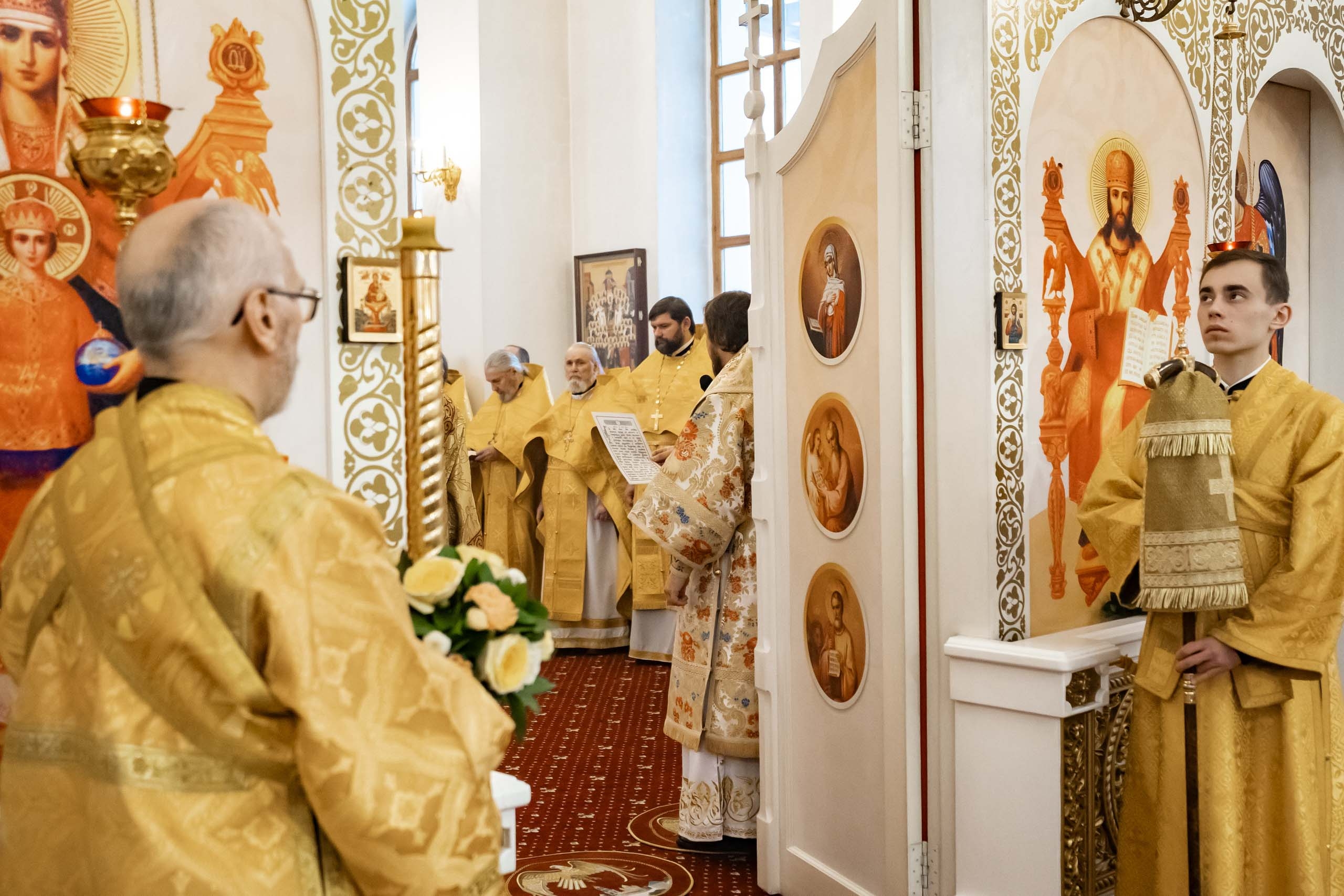Соборная Божественная литургия. Встреча Правящего епископа Златоустовского и Саткинского Серафима