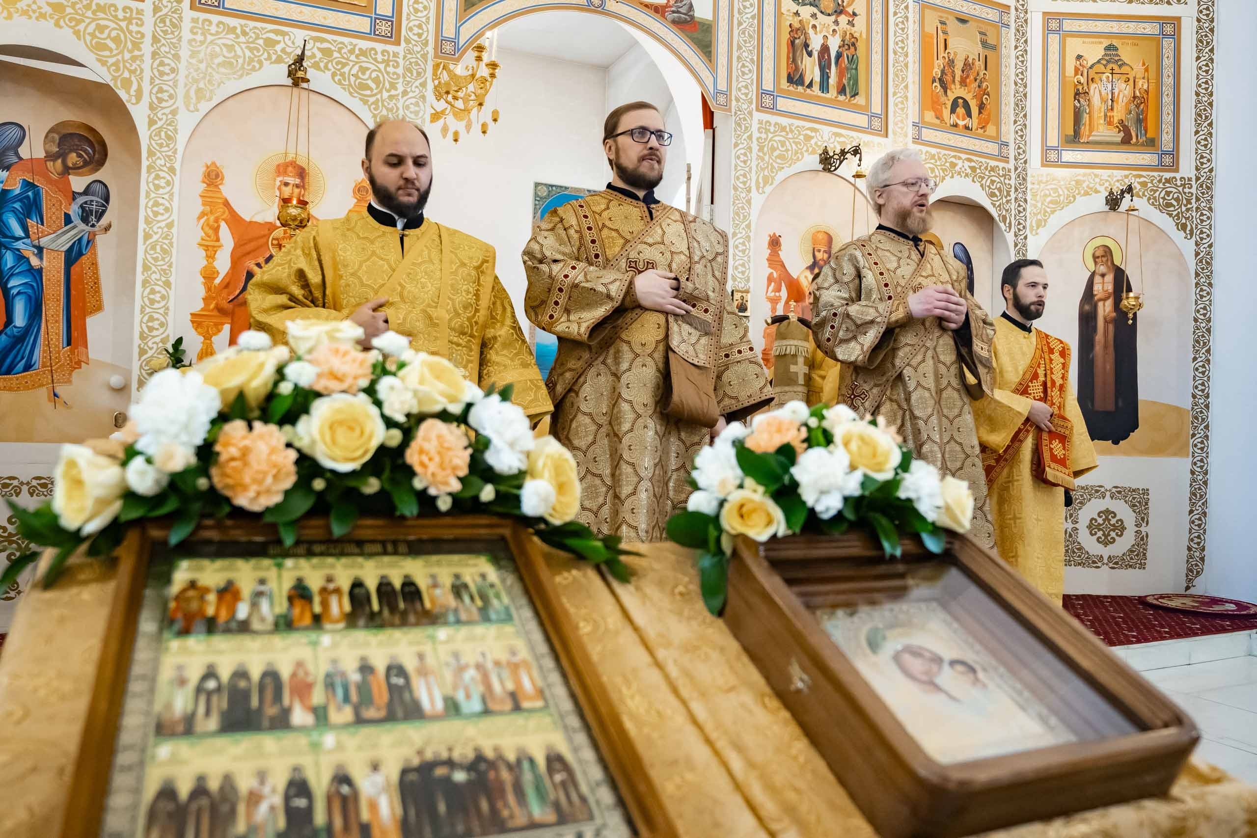 Соборная Божественная литургия. Встреча Правящего епископа Златоустовского и Саткинского Серафима