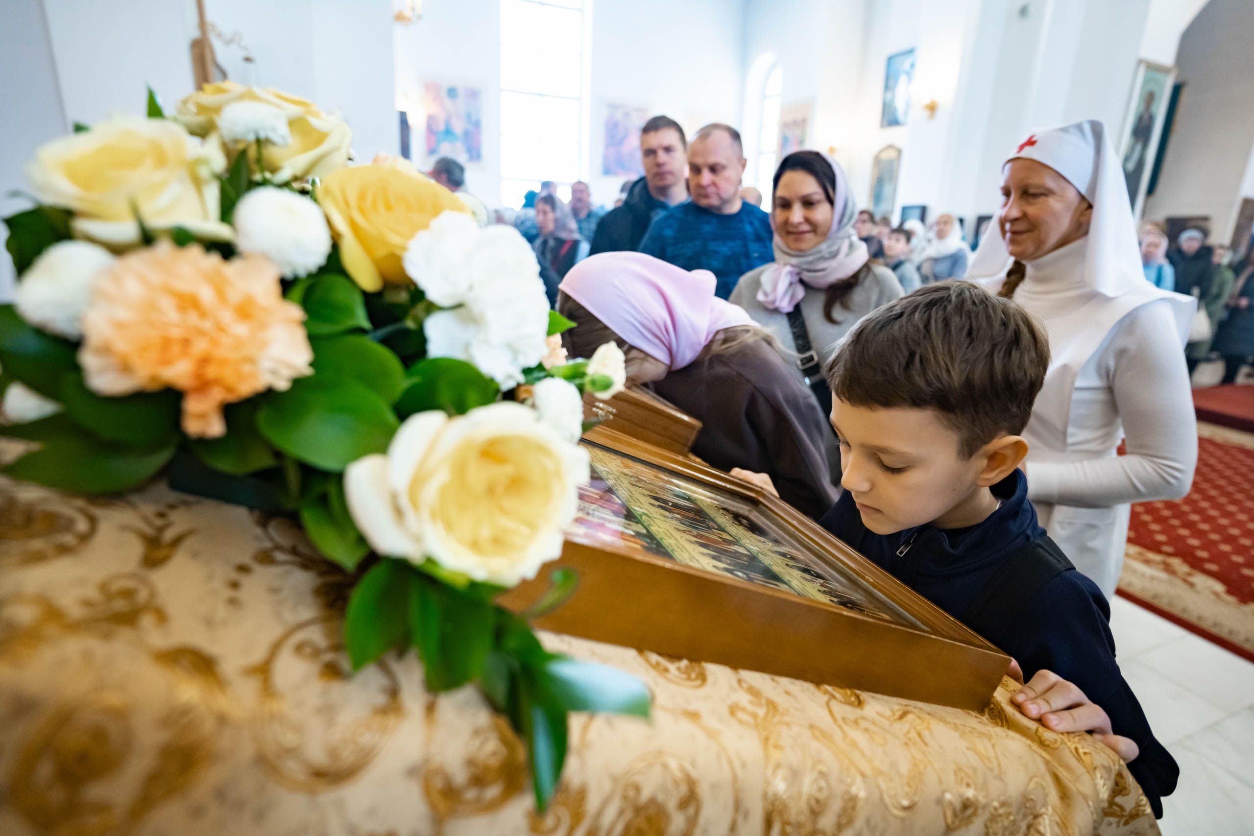 Соборная Божественная литургия. Встреча Правящего епископа Златоустовского и Саткинского Серафима