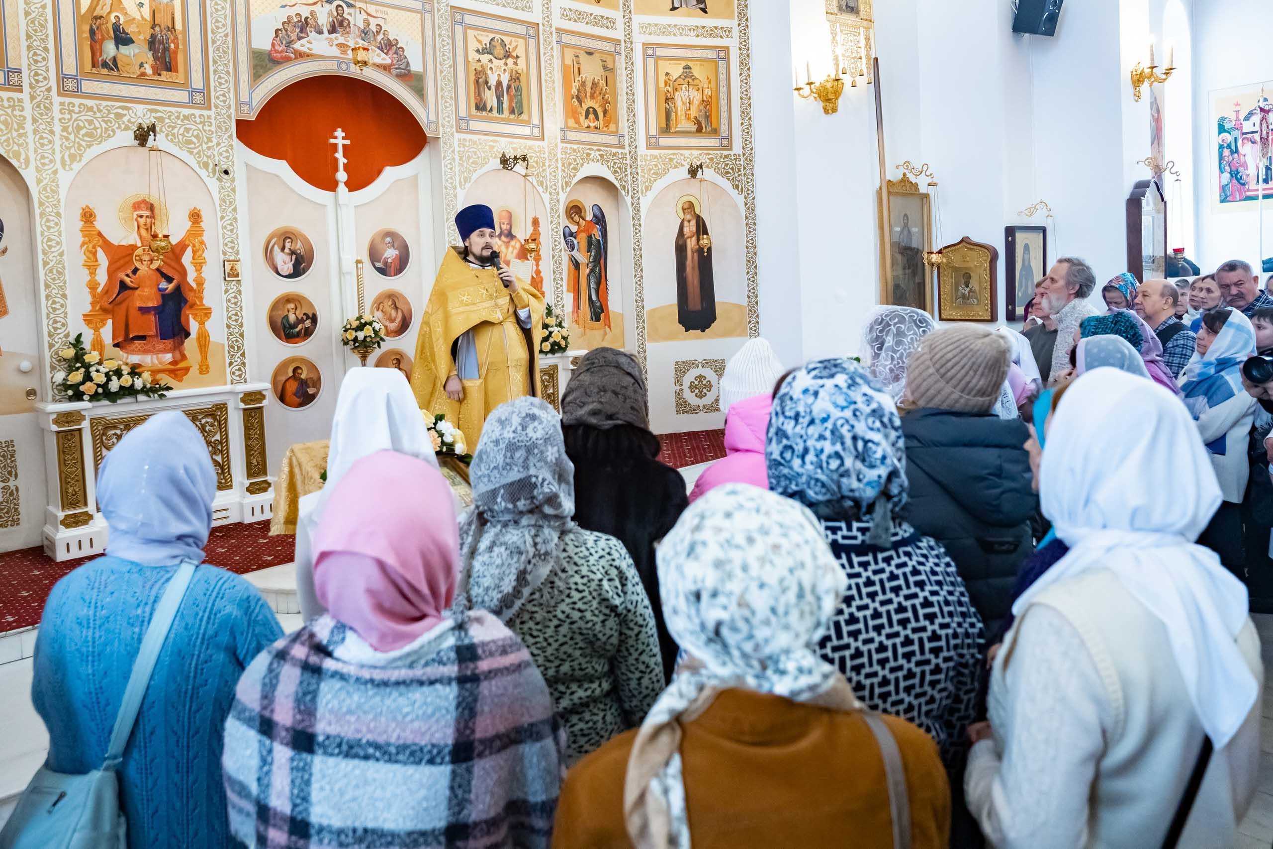 Соборная Божественная литургия. Встреча Правящего епископа Златоустовского и Саткинского Серафима