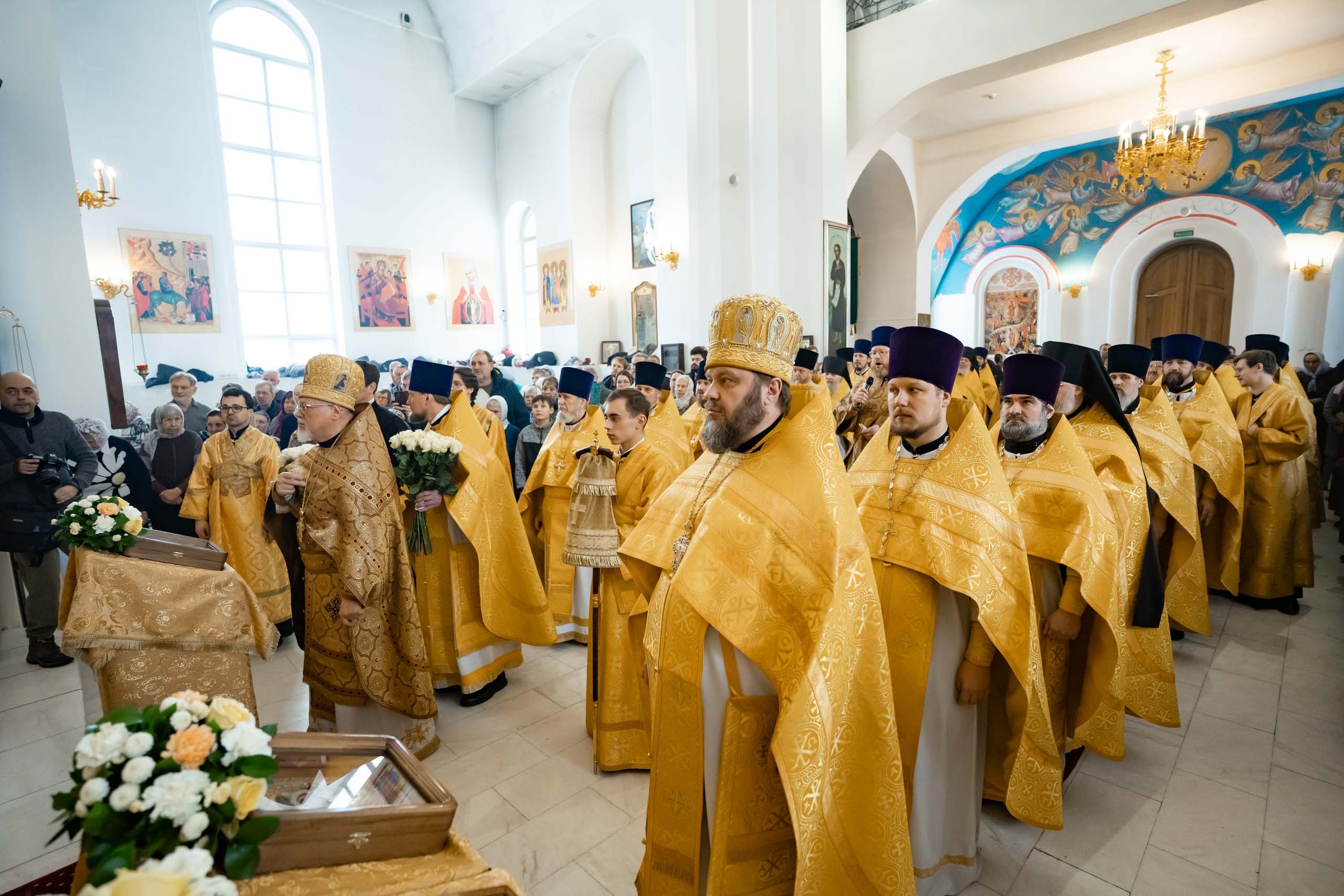 Соборная Божественная литургия. Встреча Правящего епископа Златоустовского и Саткинского Серафима