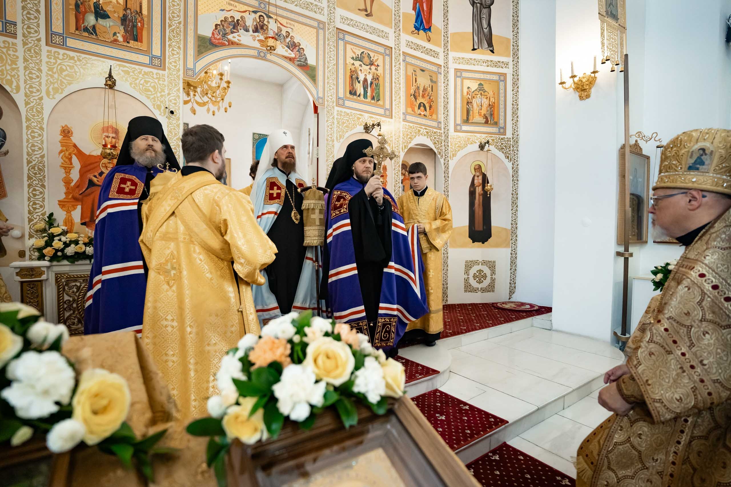 Соборная Божественная литургия. Встреча Правящего епископа Златоустовского и Саткинского Серафима