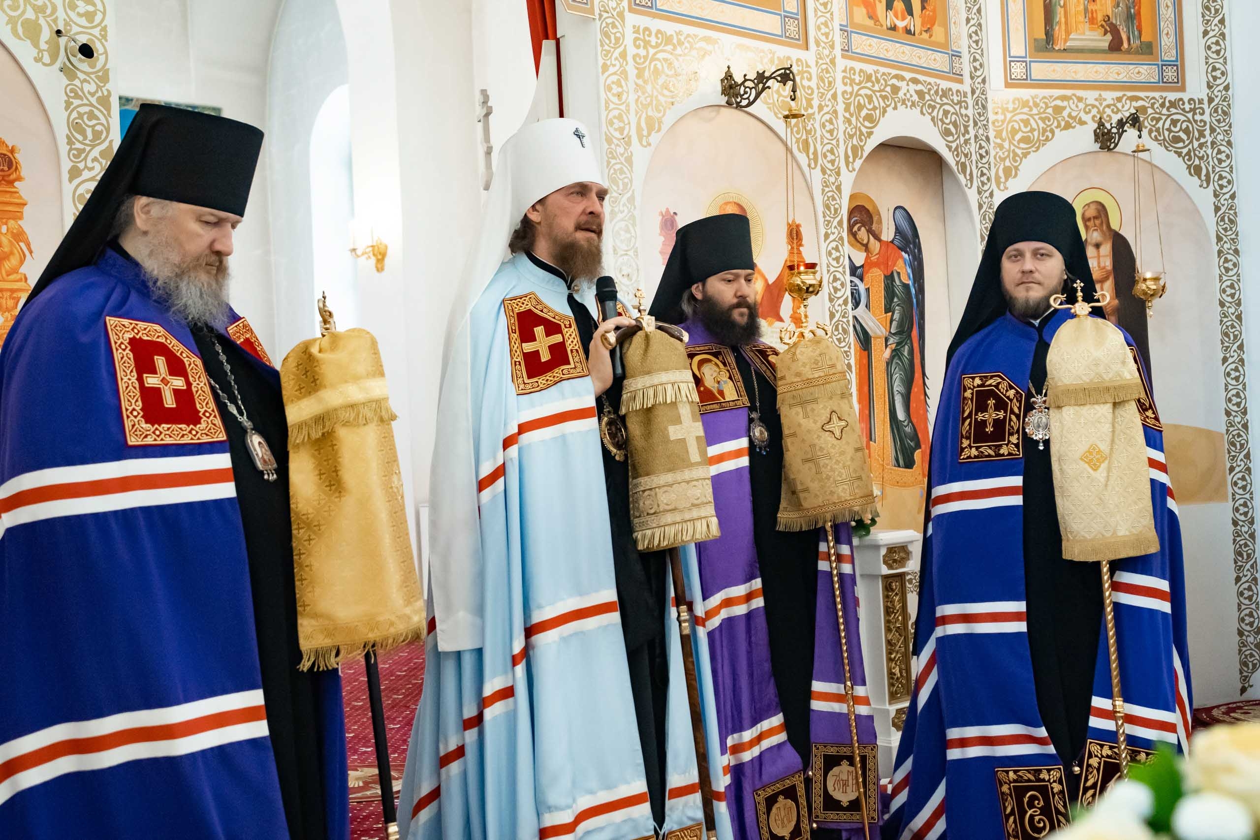 Соборная Божественная литургия. Встреча Правящего епископа Златоустовского и Саткинского Серафима