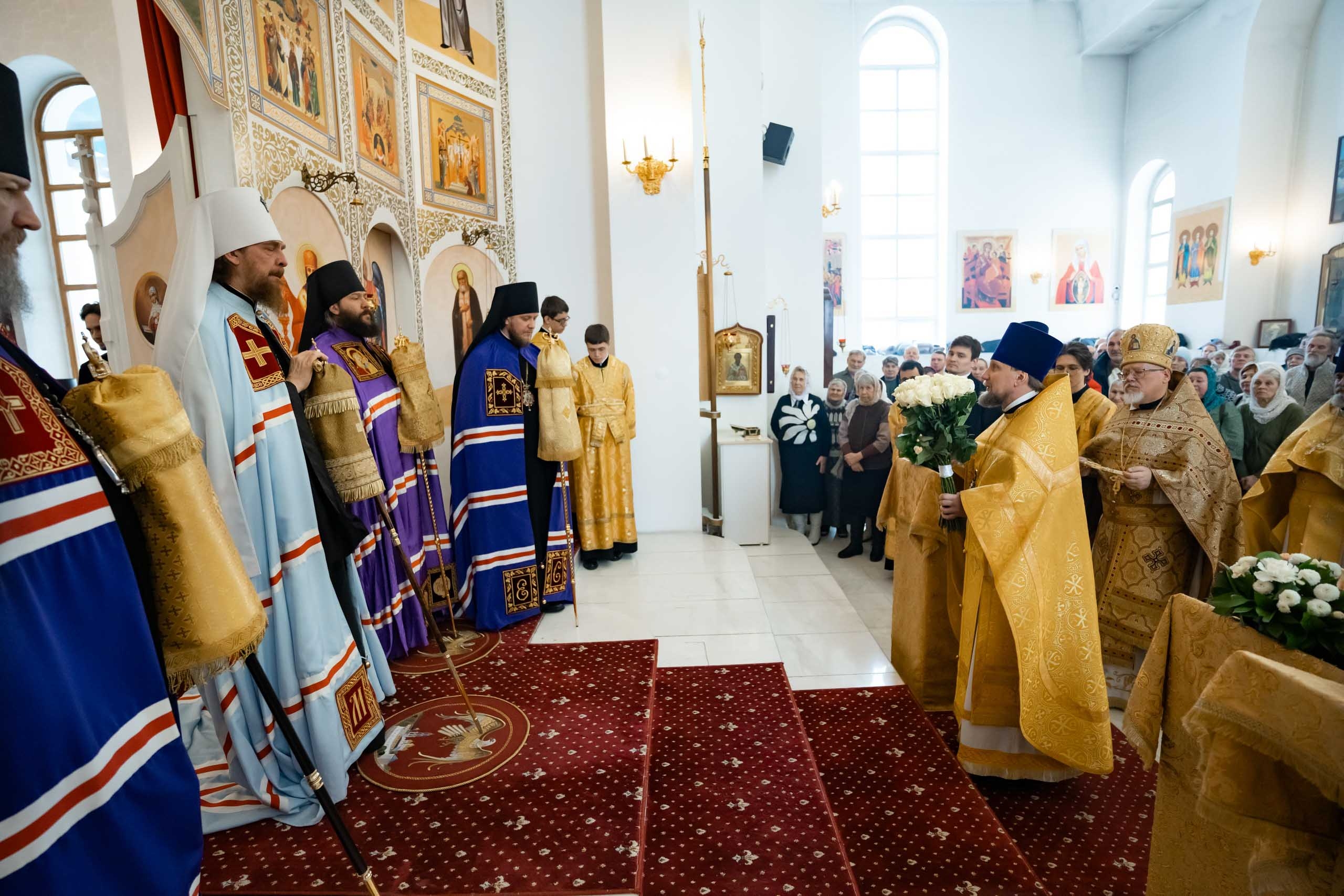 Соборная Божественная литургия. Встреча Правящего епископа Златоустовского и Саткинского Серафима