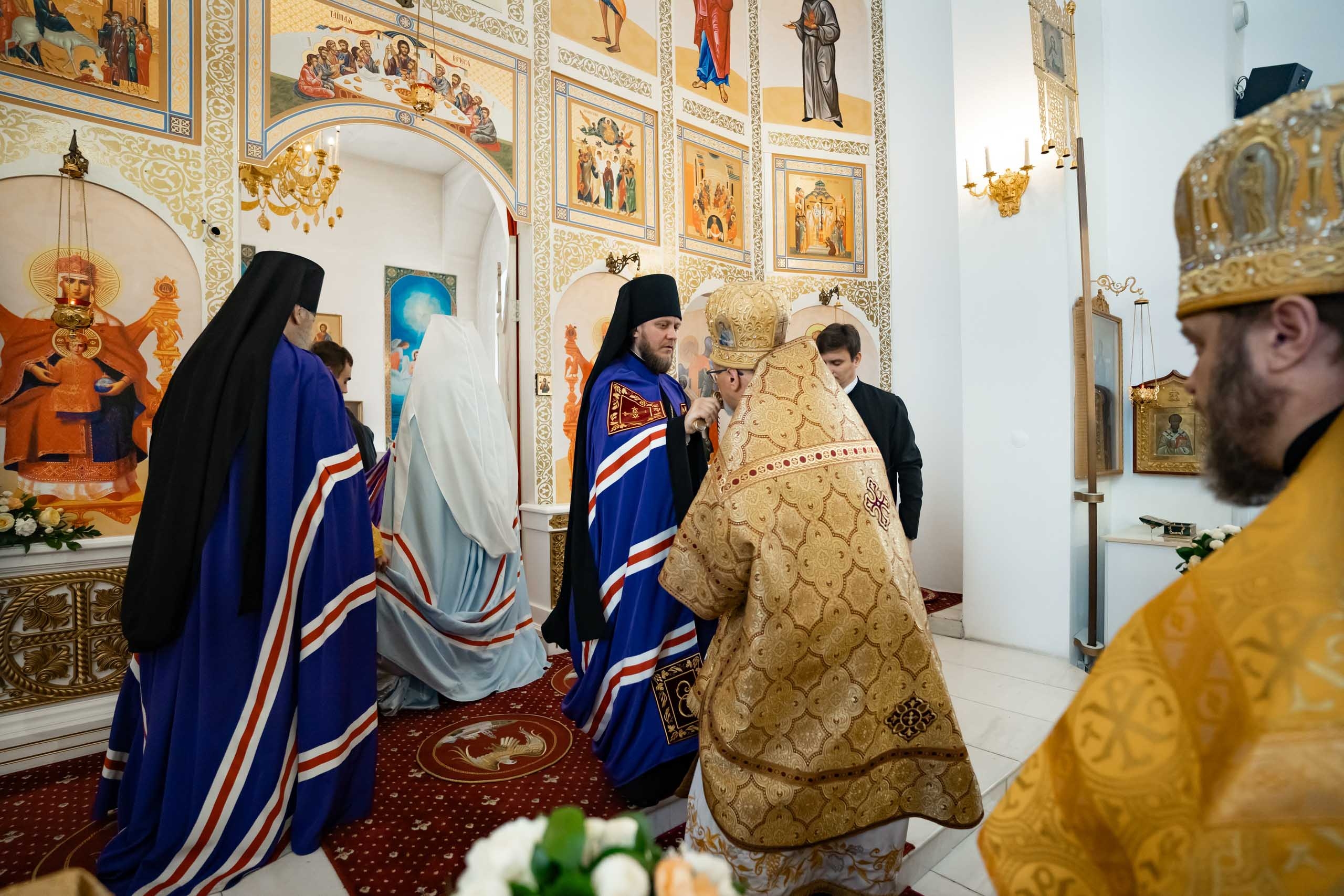 Соборная Божественная литургия. Встреча Правящего епископа Златоустовского и Саткинского Серафима
