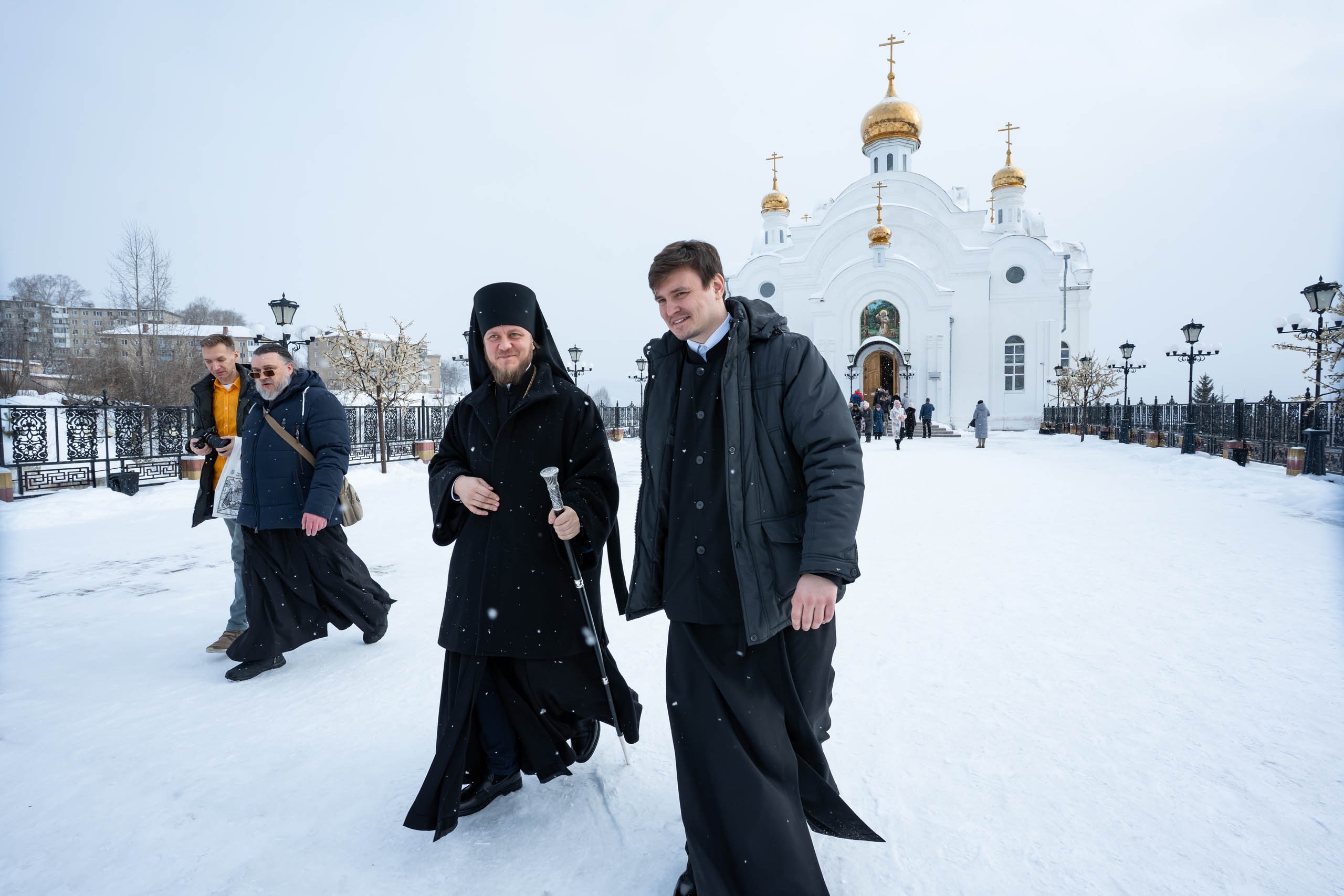 Соборная Божественная литургия. Встреча Правящего епископа Златоустовского и Саткинского Серафима