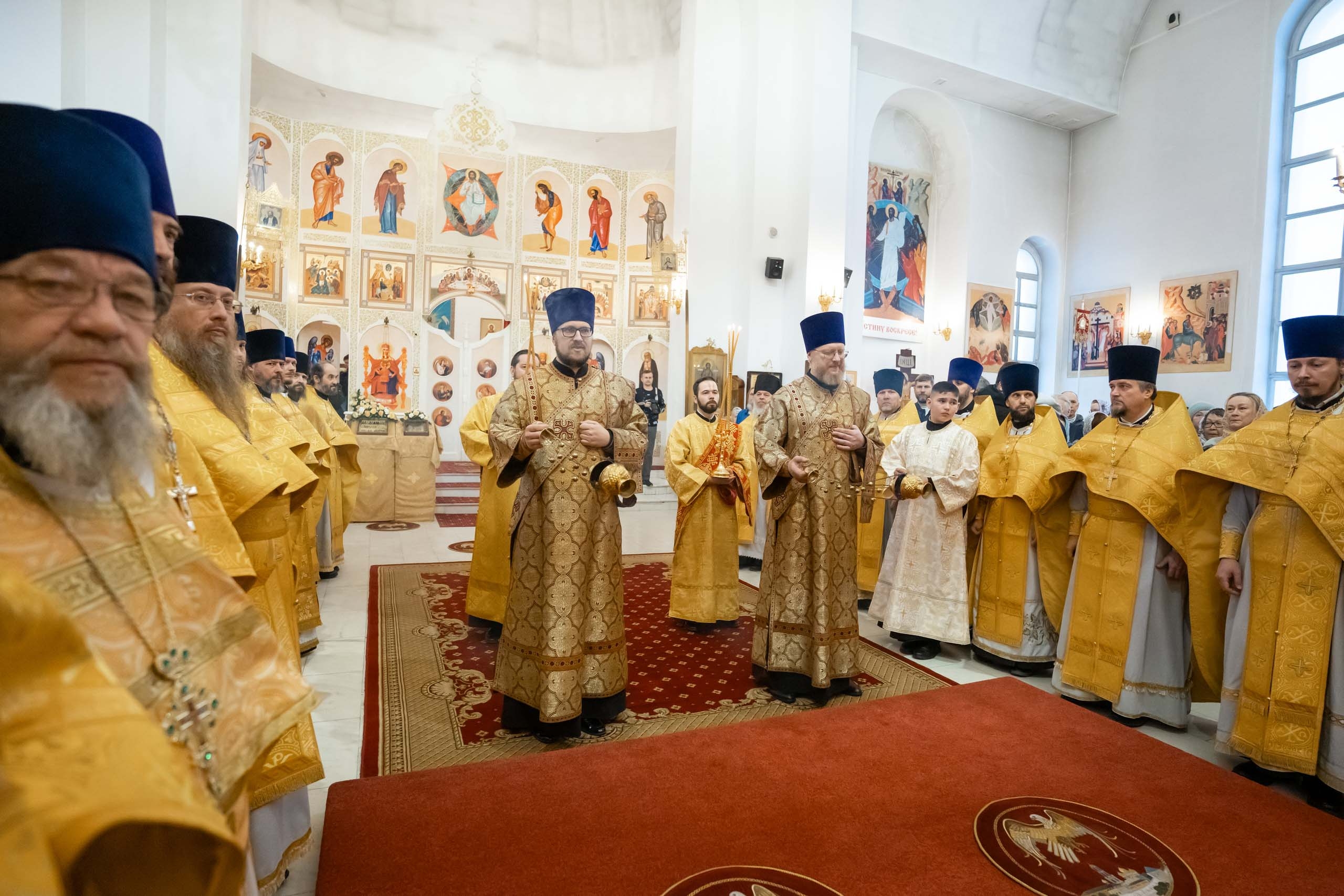 Соборная Божественная литургия. Встреча Правящего епископа Златоустовского и Саткинского Серафима