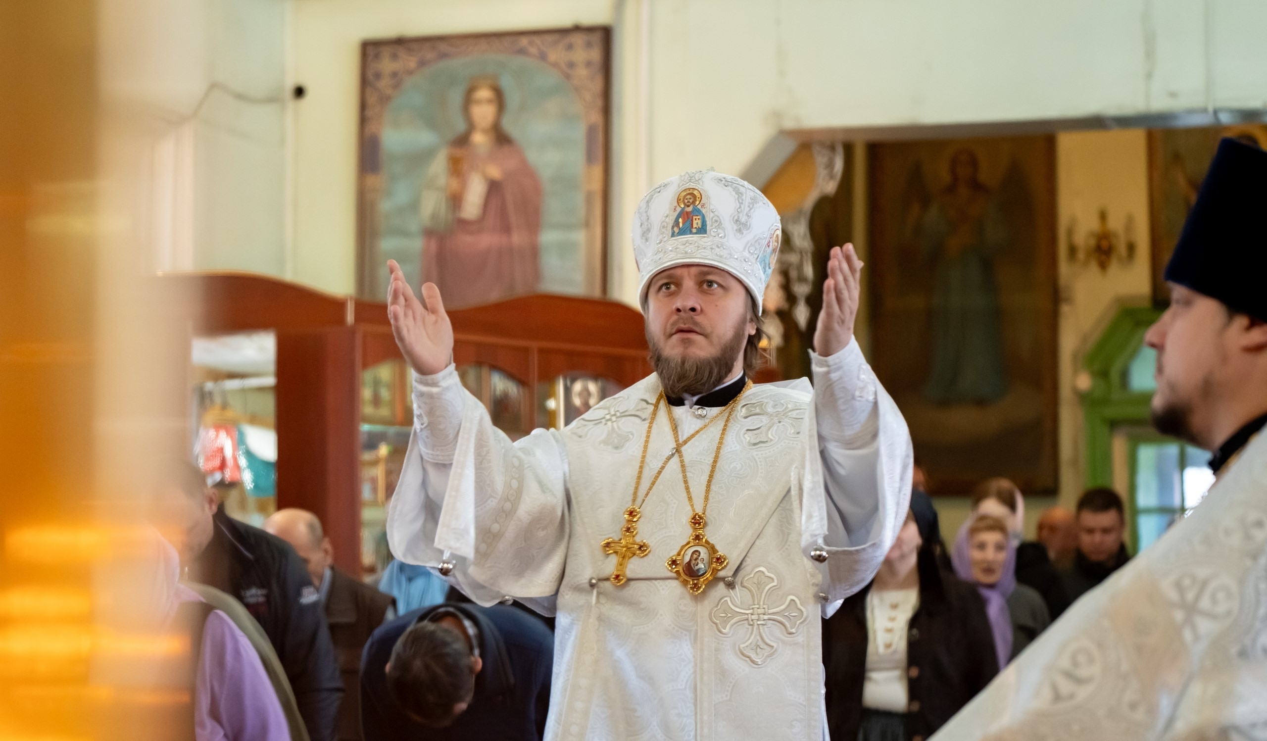 Литургия в Троицком храме г. Златоуст