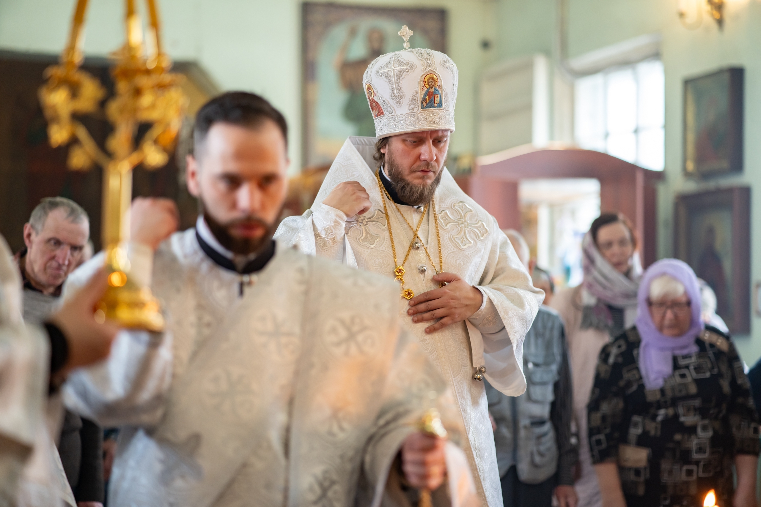 Литургия в Троицком храме г. Златоуст