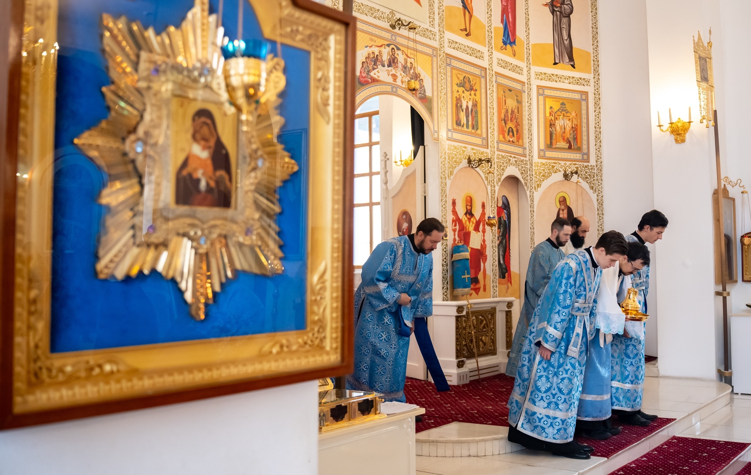 Литургия в Субботу Акафиста. Пресвитерская хиротония иеродиакона Флавиана (Горбаткова)