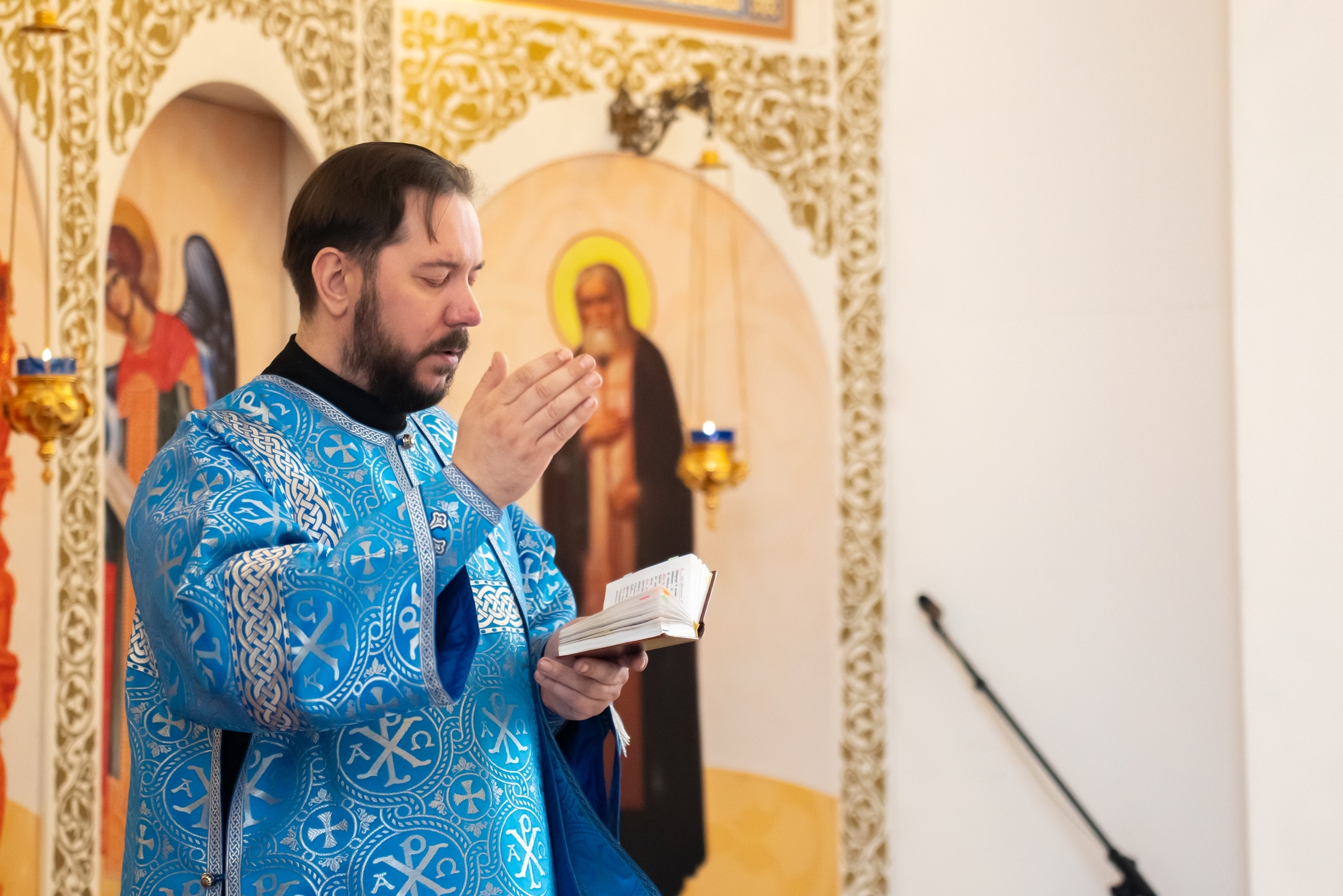 Литургия в Субботу Акафиста. Пресвитерская хиротония иеродиакона Флавиана (Горбаткова)