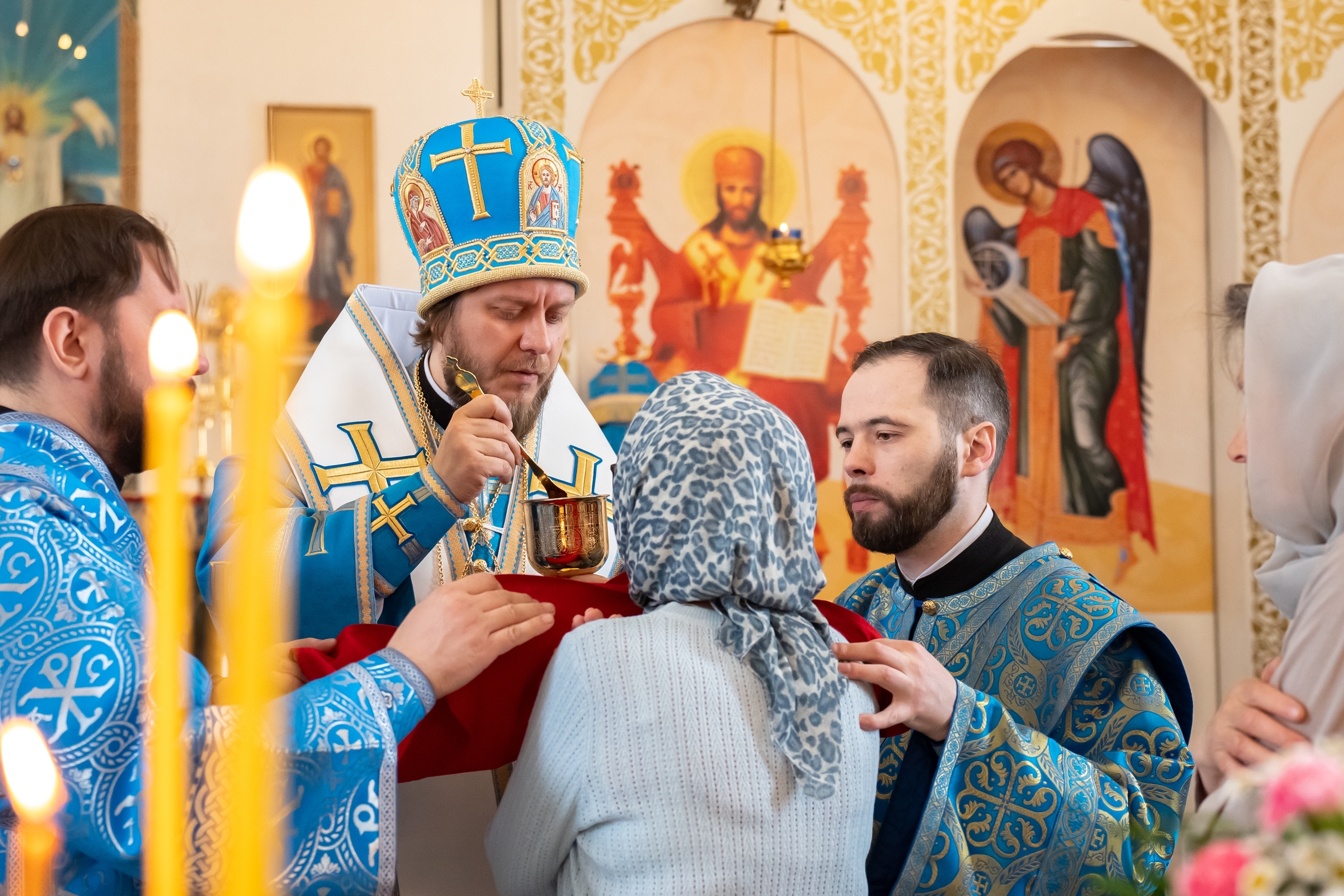 Литургия в Субботу Акафиста. Пресвитерская хиротония иеродиакона Флавиана (Горбаткова)
