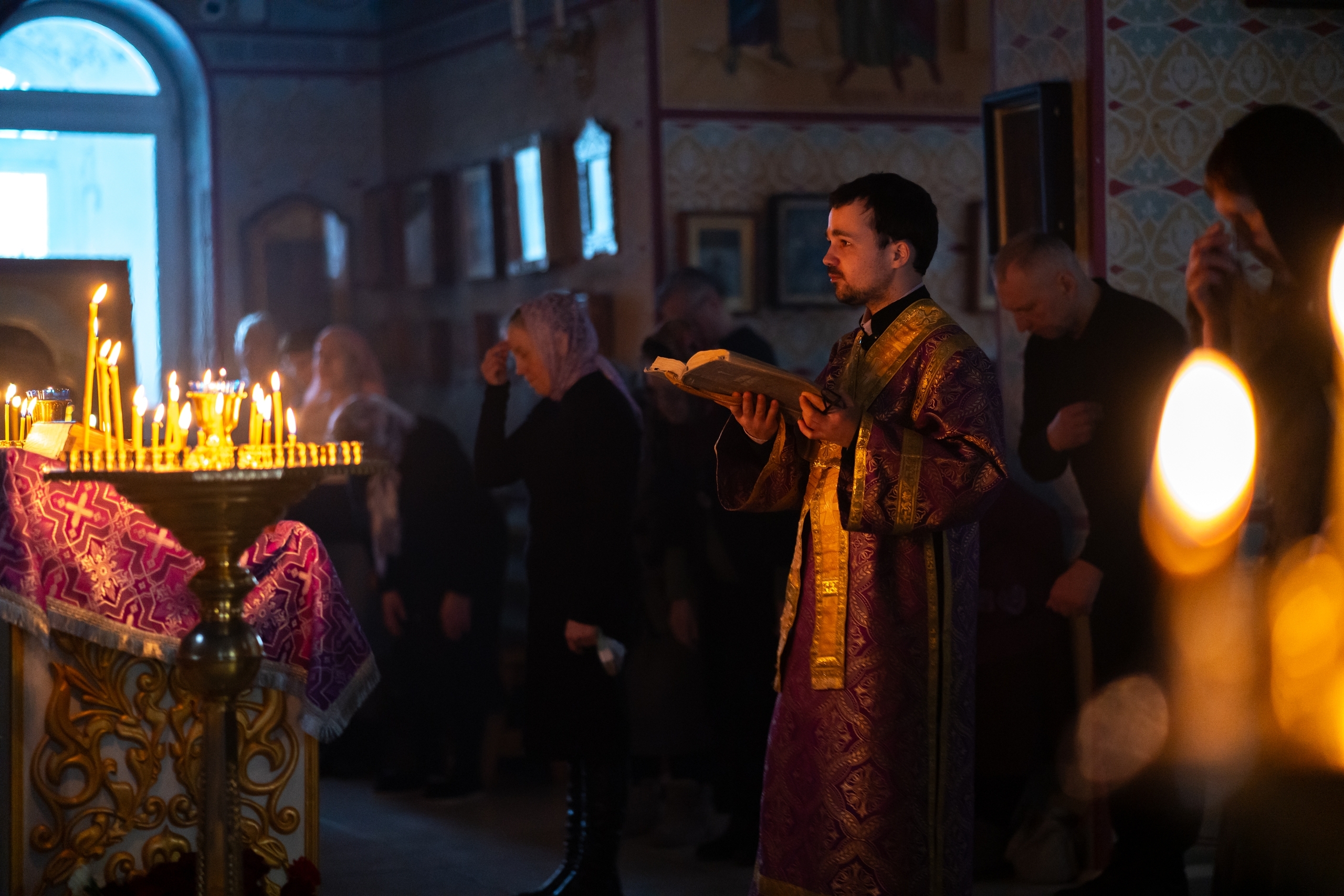 Литургия Преждеосвященных Даров в Серафимовском кафедральном соборе