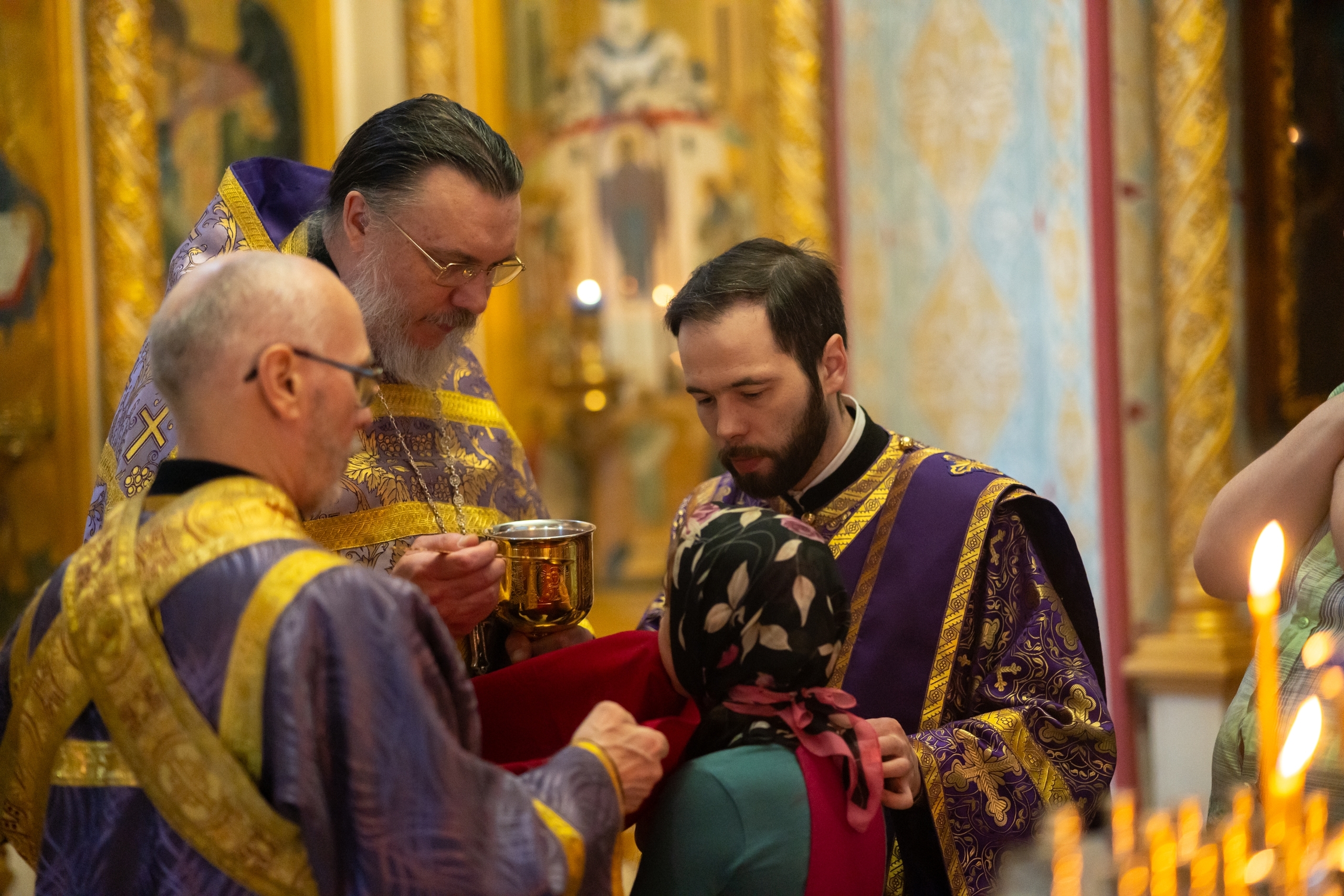 Литургия Преждеосвященных Даров в Серафимовском кафедральном соборе