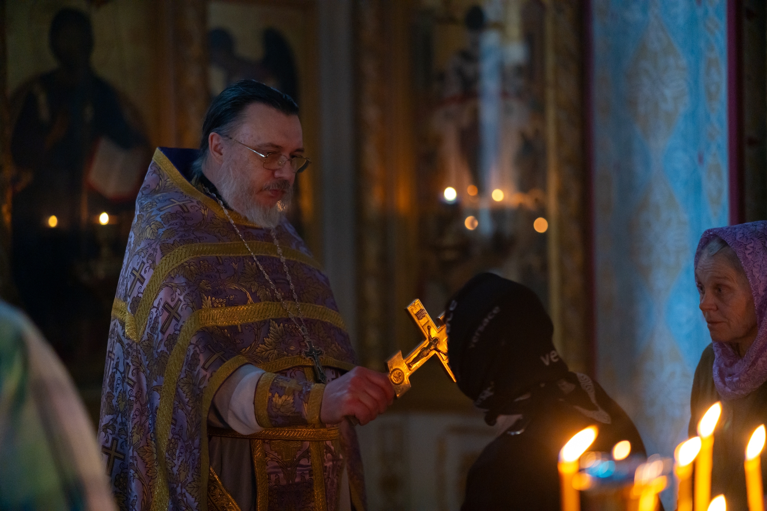 Литургия Преждеосвященных Даров в Серафимовском кафедральном соборе