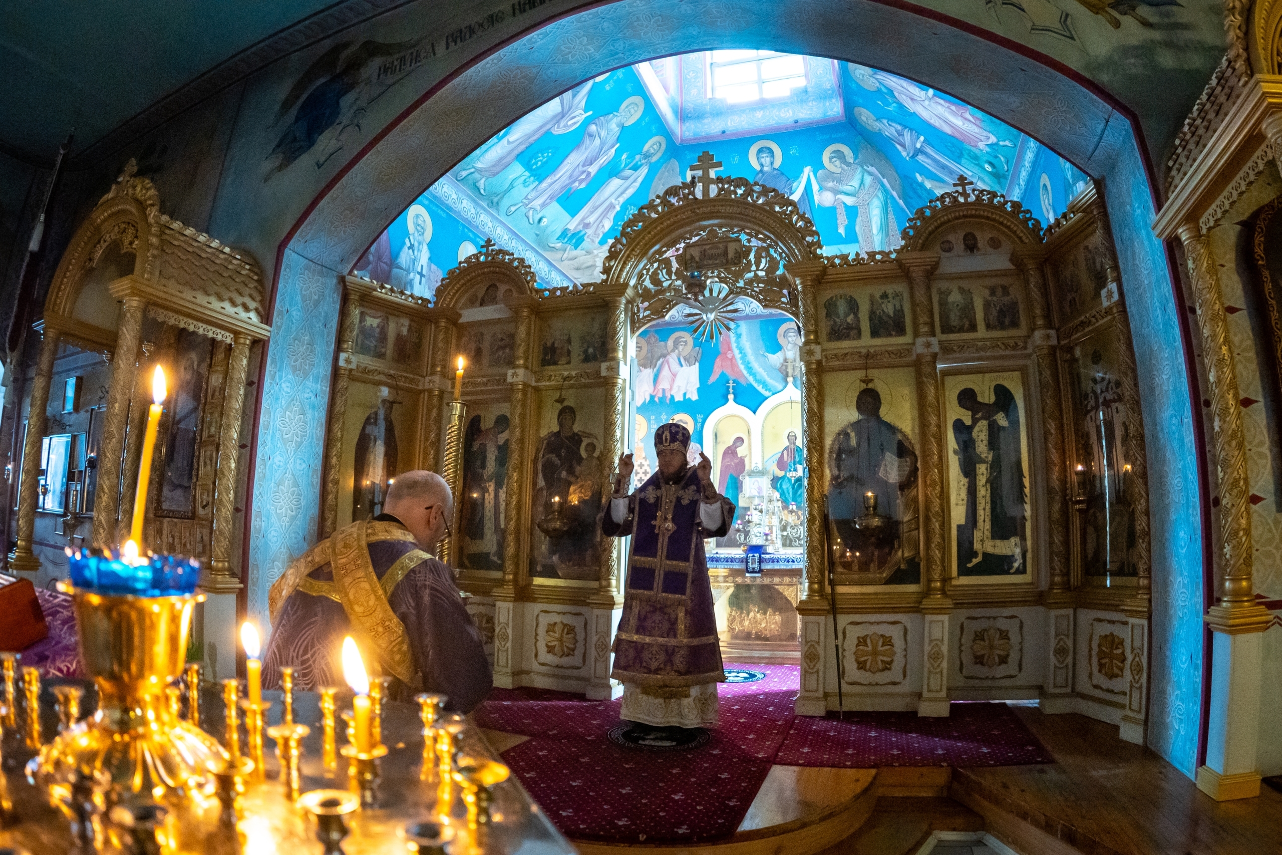 Литургия Преждеосвященных Даров в Серафимовском кафедральном соборе