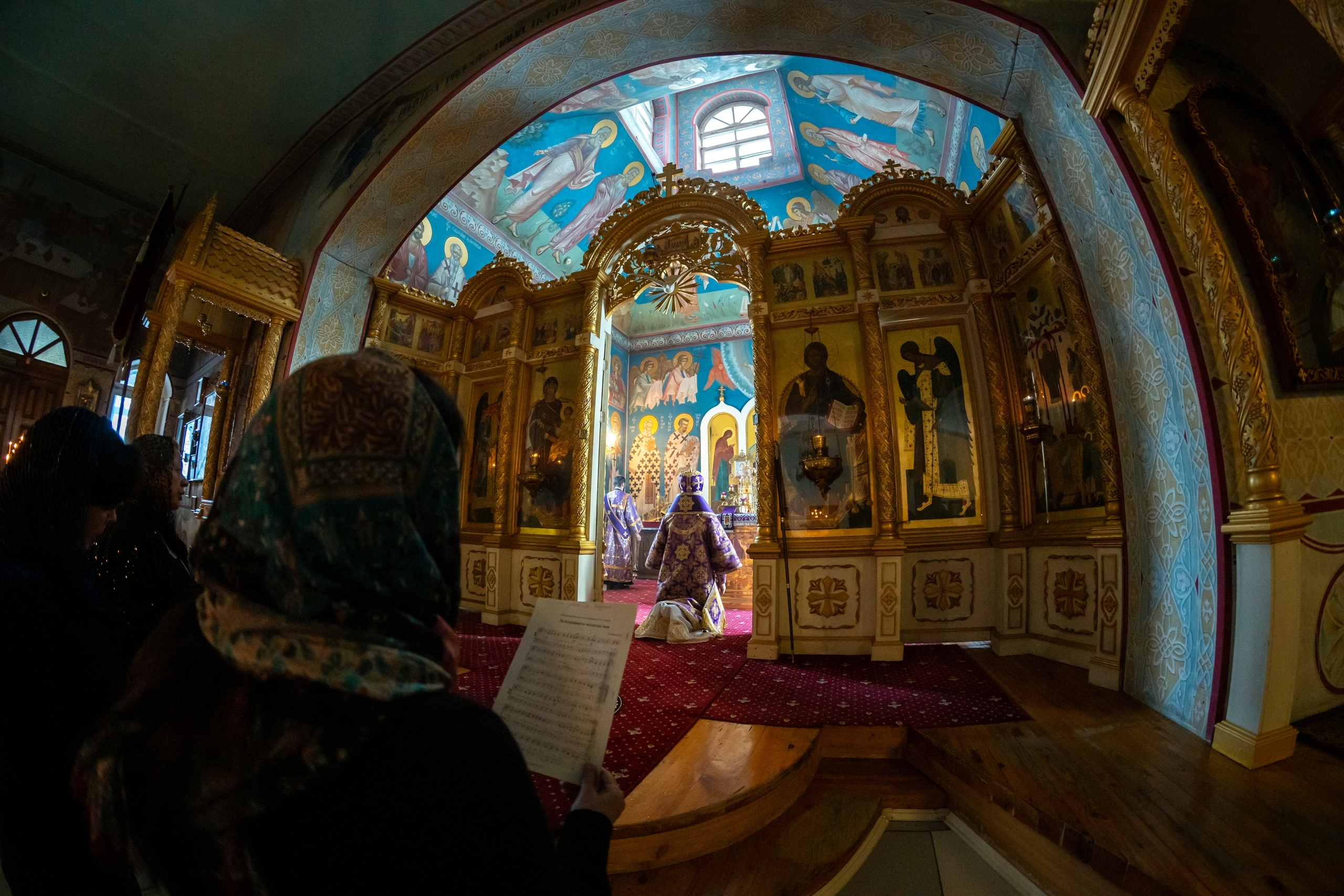 Литургия Преждеосвященных Даров в Серафимовском кафедральном соборе