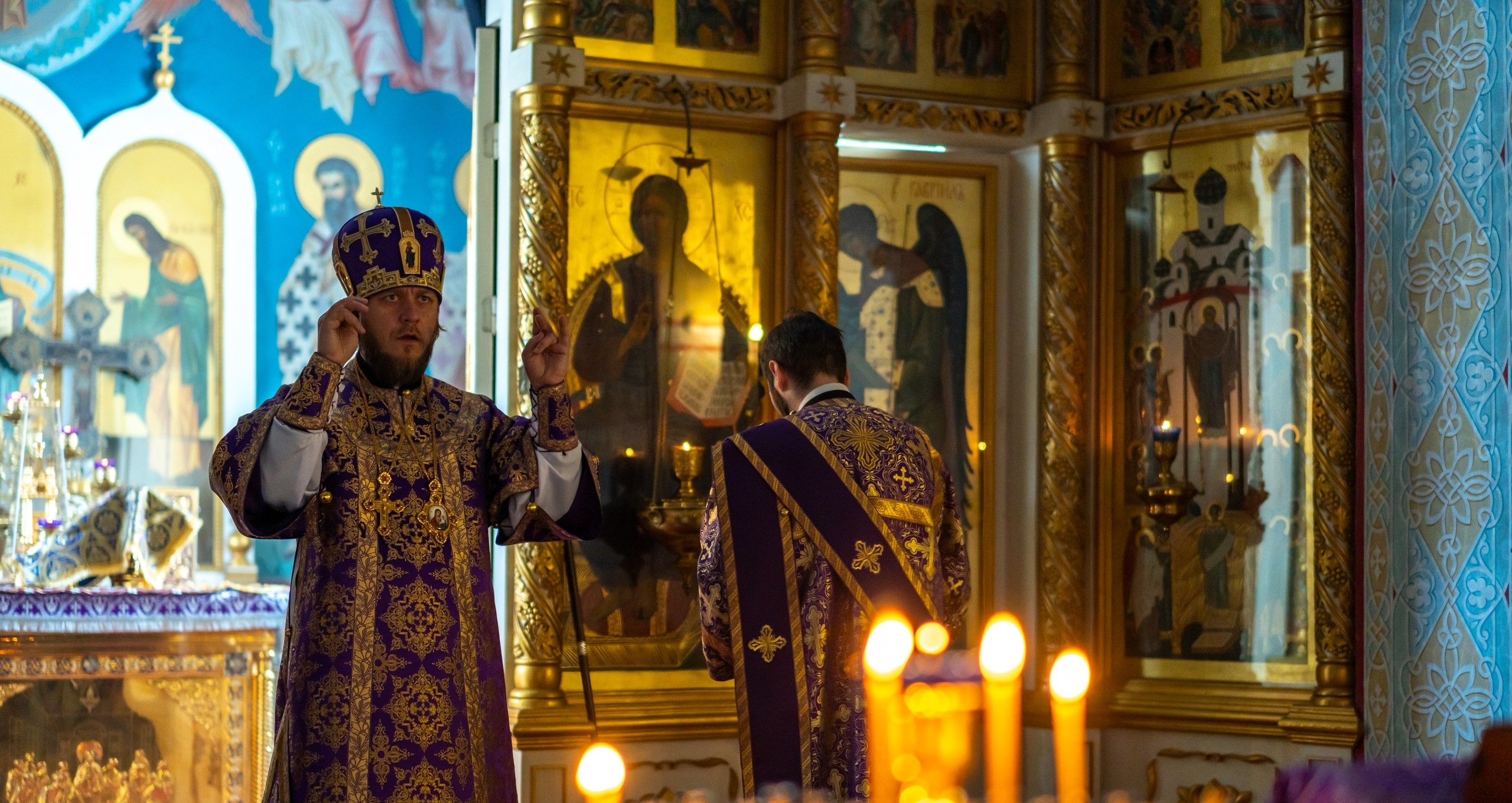 Литургия Преждеосвященных Даров в Серафимовском кафедральном соборе