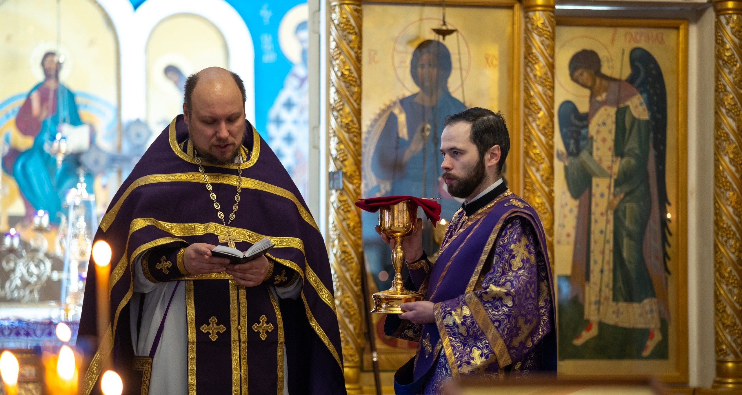 Литургия Преждеосвященных Даров в Серафимовском кафедральном соборе