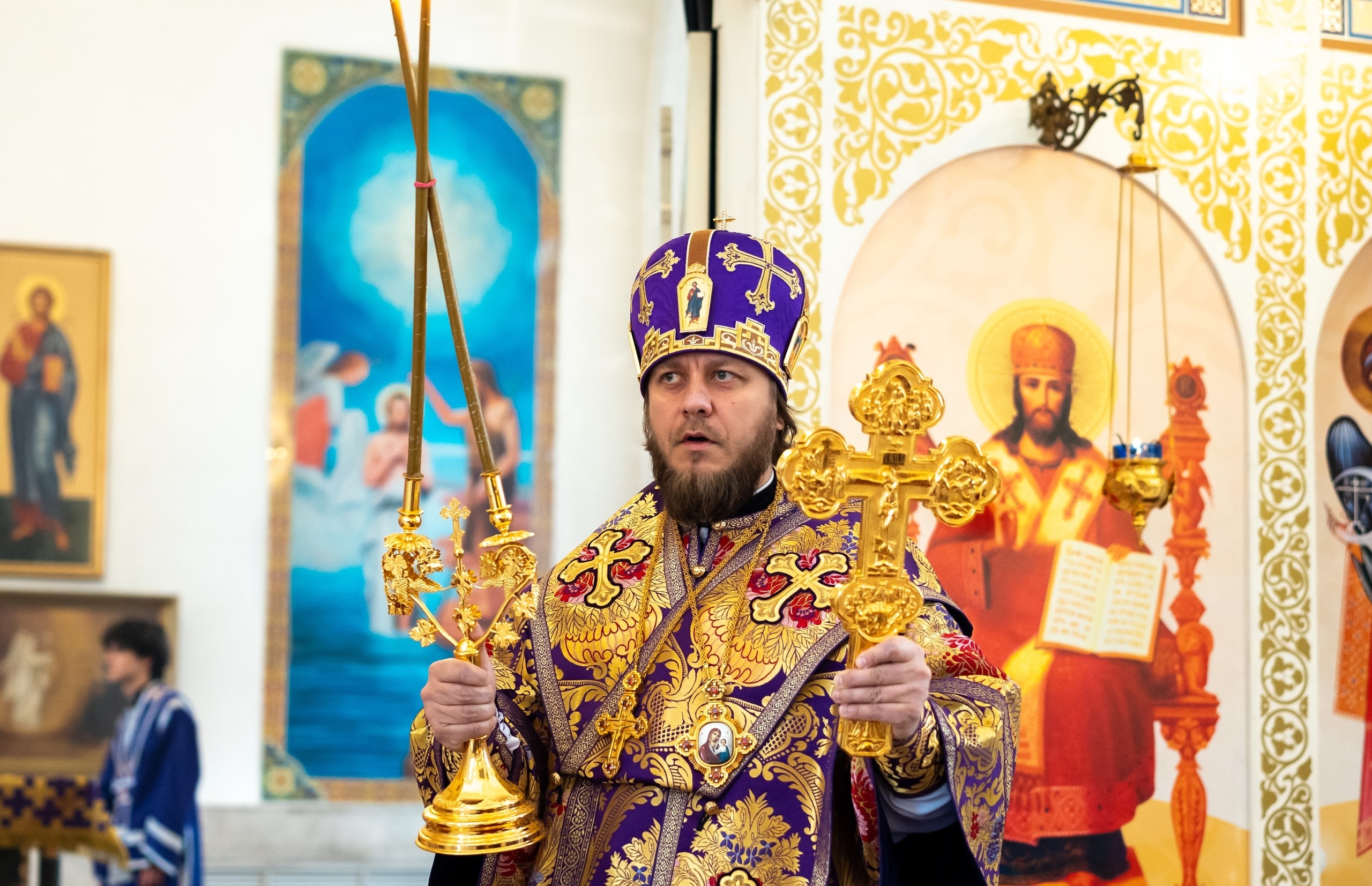 Божественная литургия и хиротония во иеродиакона монаха Флавиана (Горбаткова)